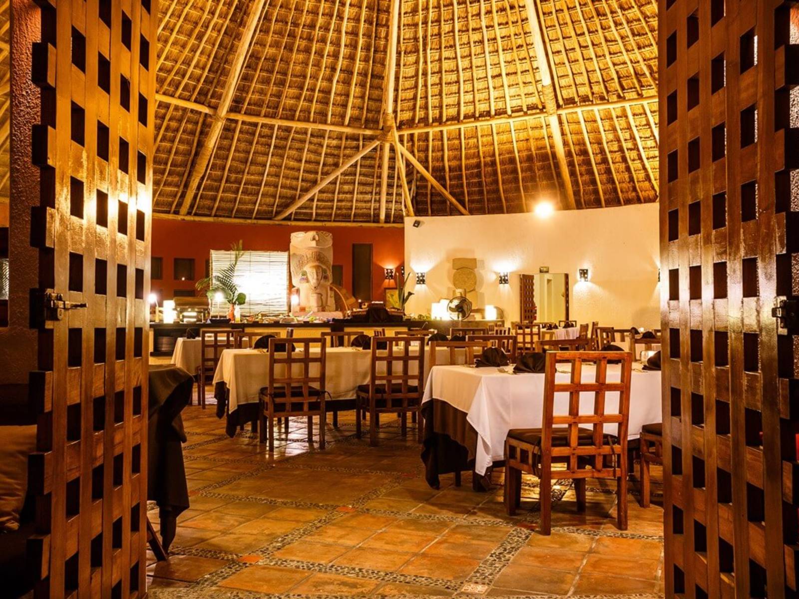 Rondreis Mexico, Isla Holbox, Villas Paraiso del Mar, restaurant