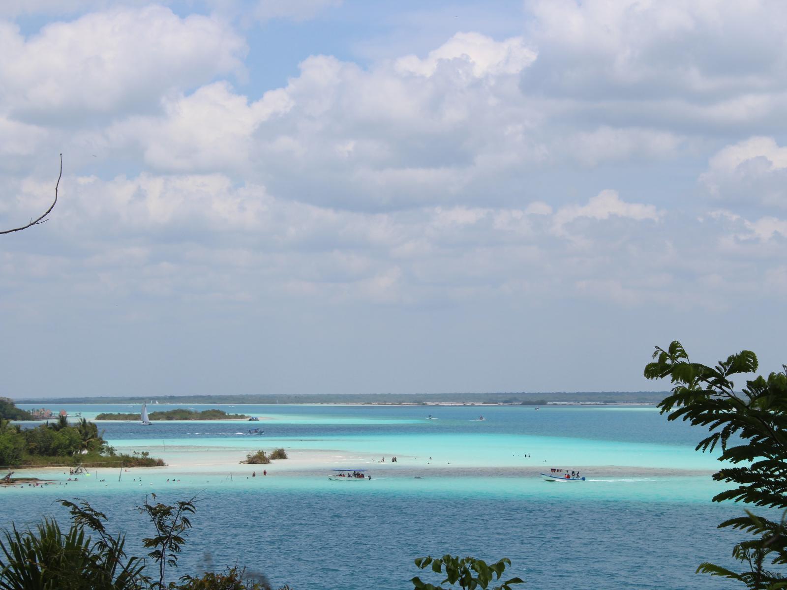 Rondreis Mexico, Laguna Bacalar, zee