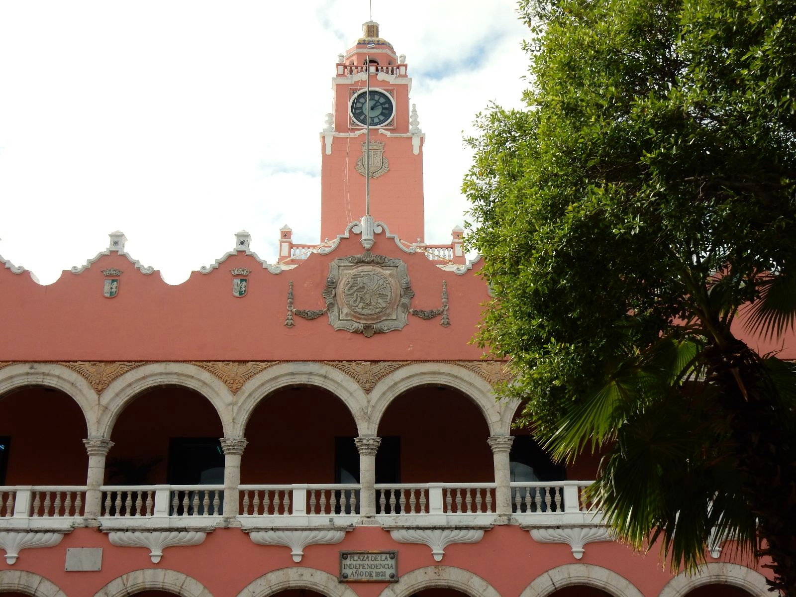 Rondreis Mexico, Mérida, Santa Lucia Kerk