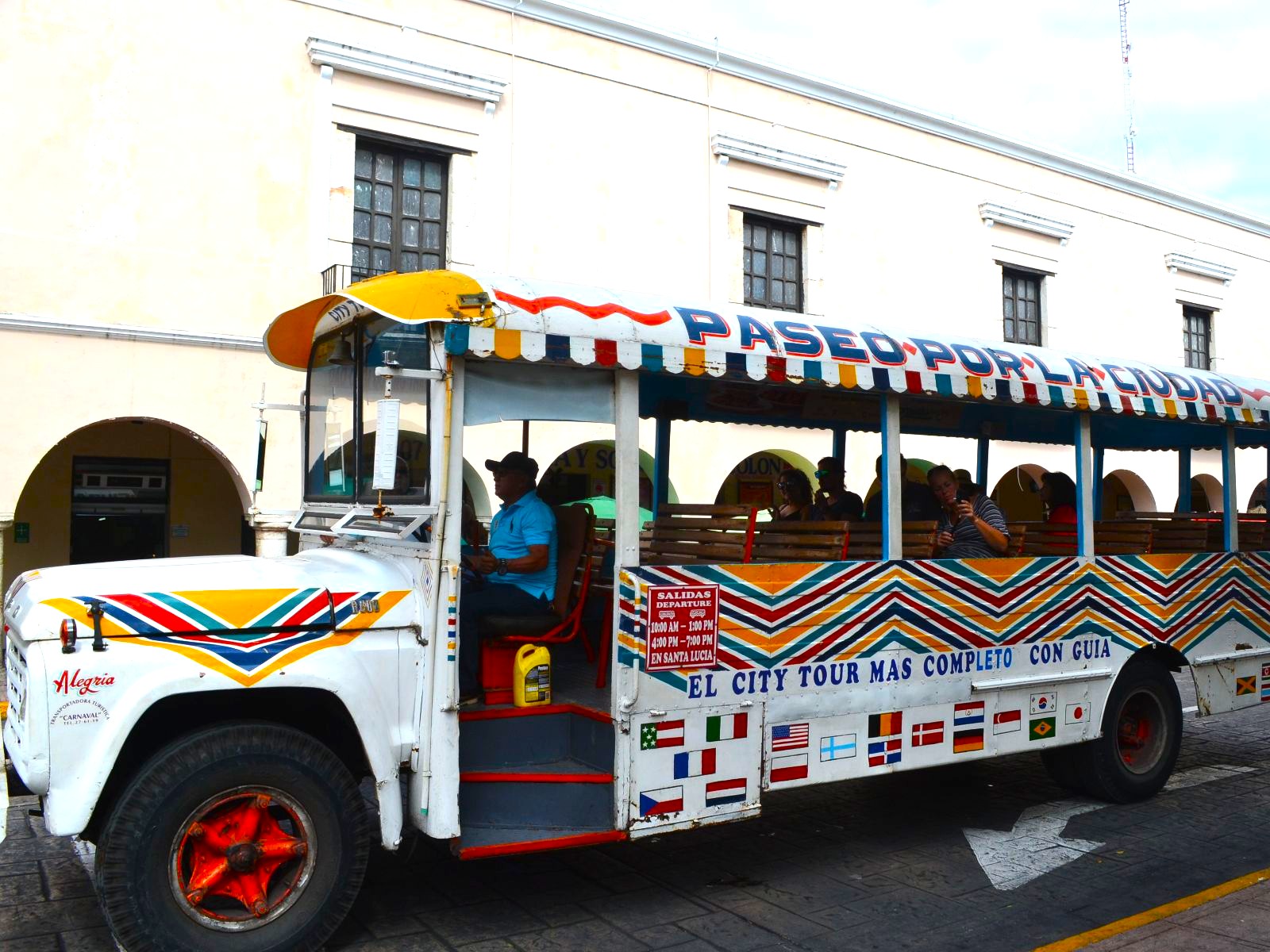Rondreis Mexico, Mérida, bus