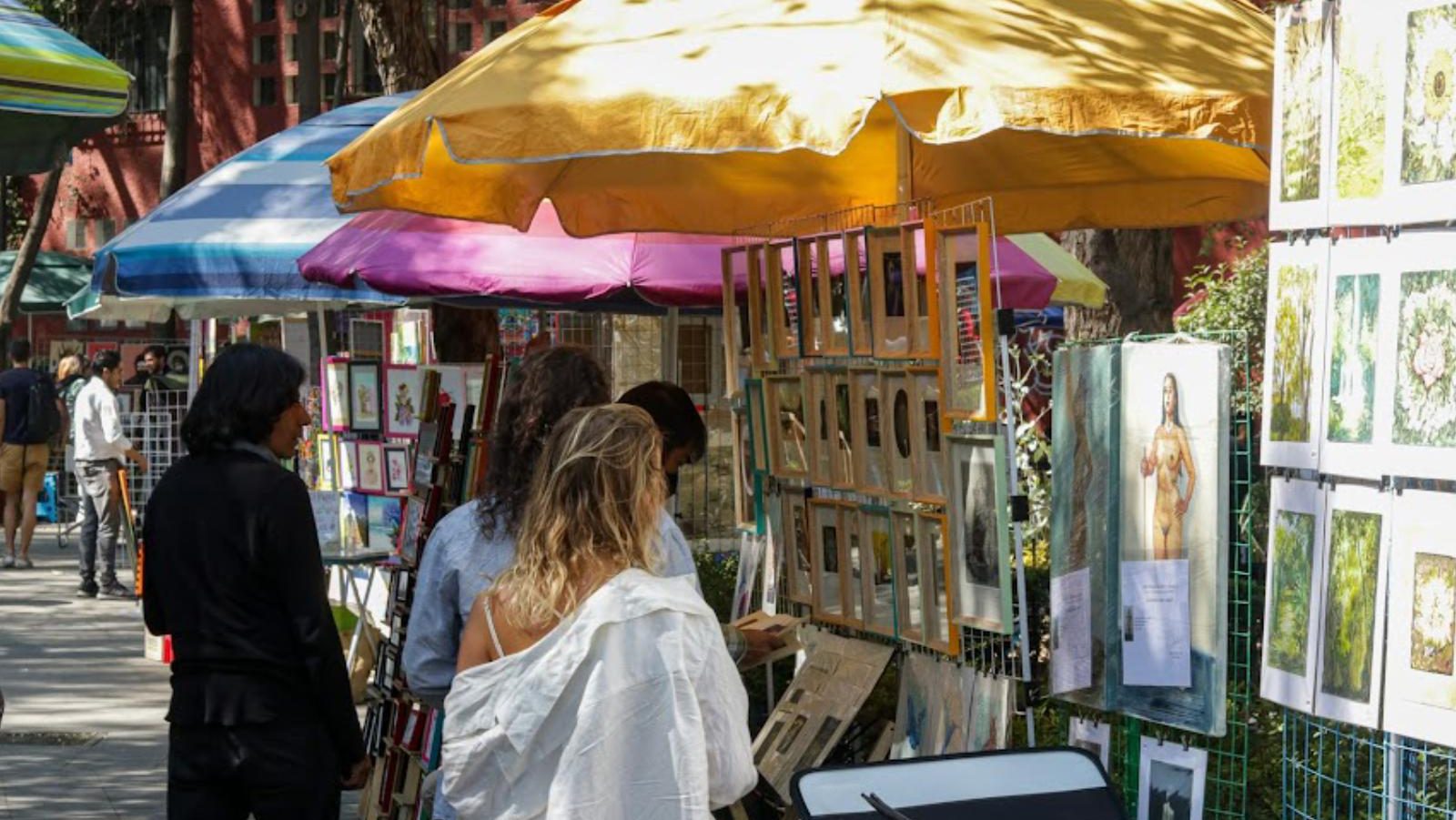 Rondreis Mexico, Mexico-Stad, coyoacan markt collega eva