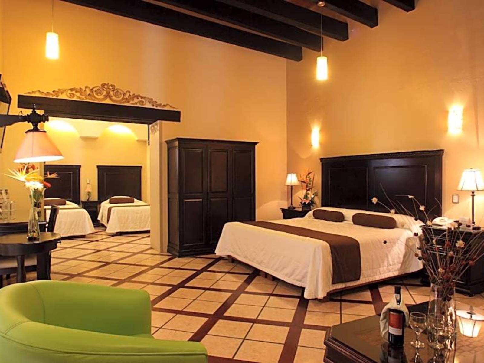 Rondreis Mexico, Oaxaca, CasAntica, kamer