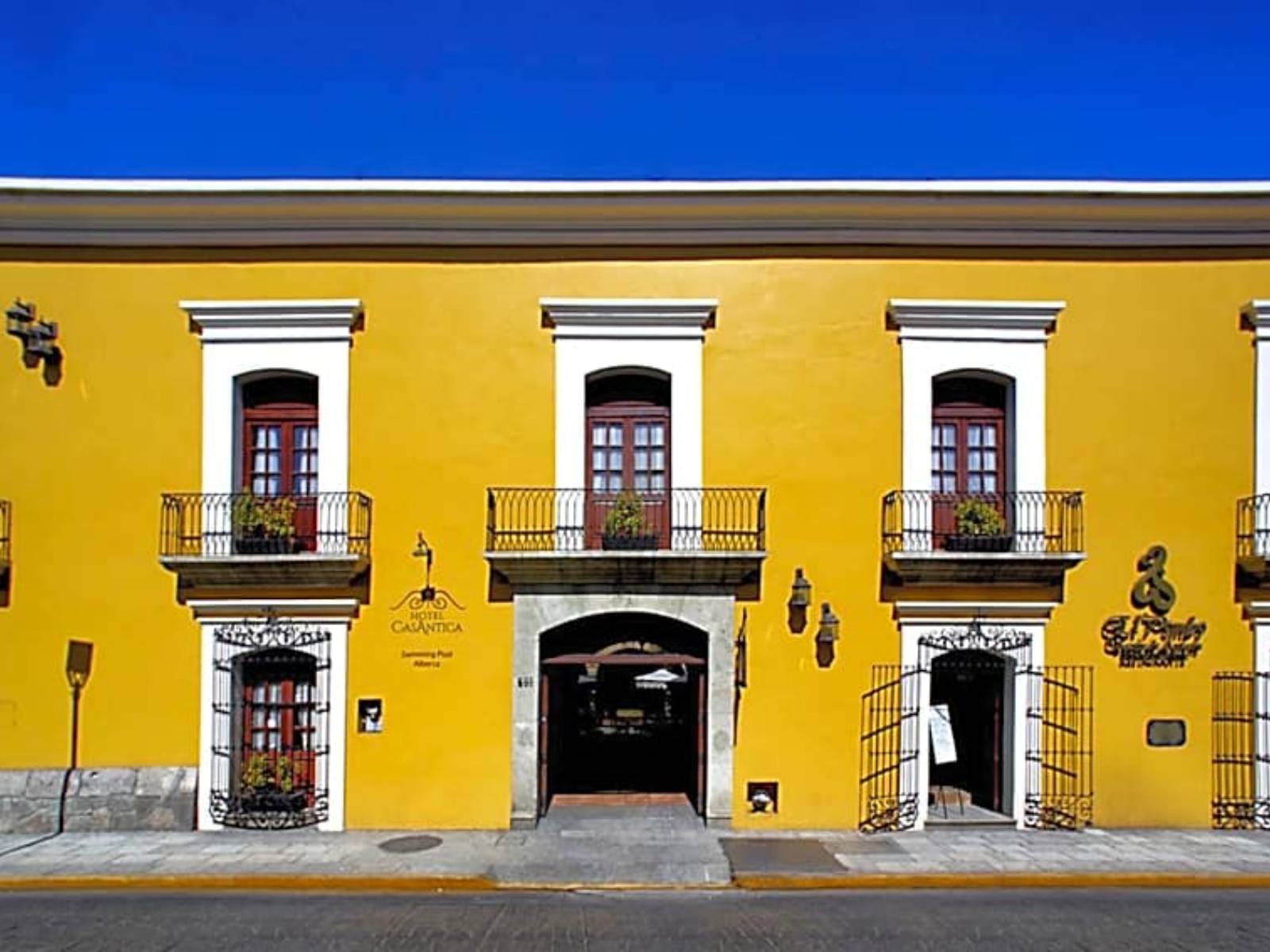Rondreis Mexico, Oaxaca, CasAntica, vooraanzicht
