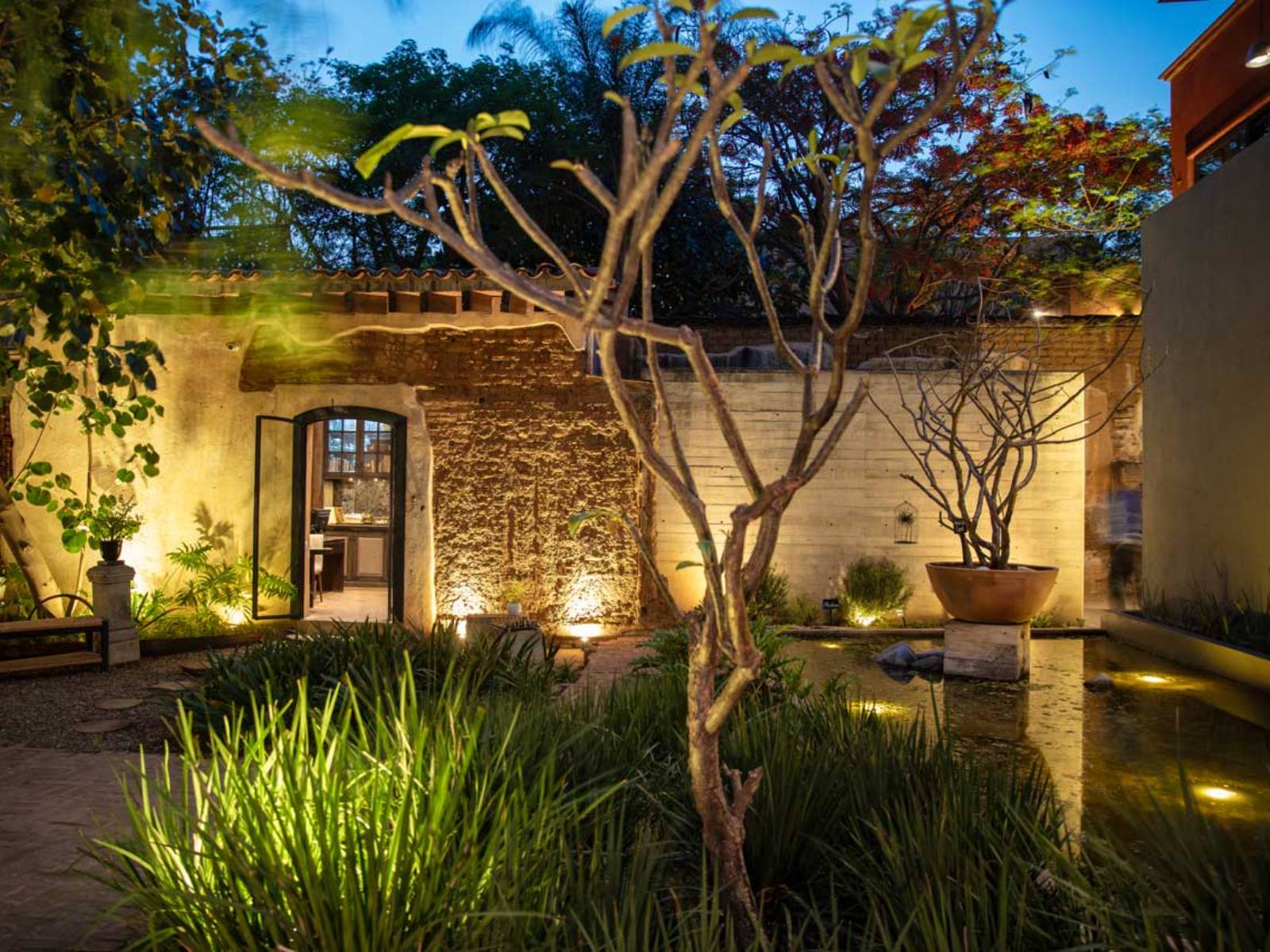 Rondreis Mexico, Oaxaca, El Callejon, hotel buitenzijde