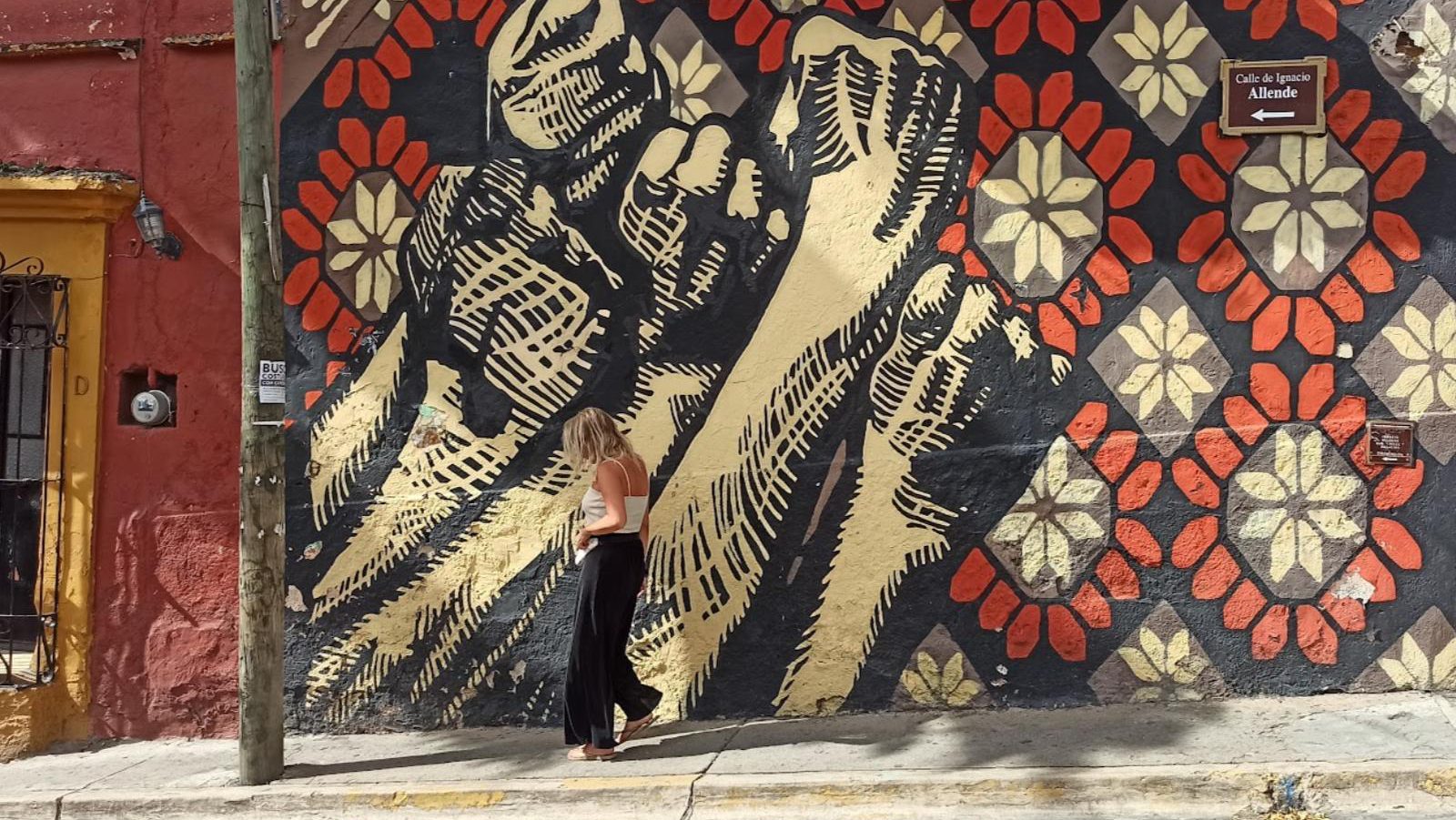 Rondreis Mexico, Oaxaca, streetart