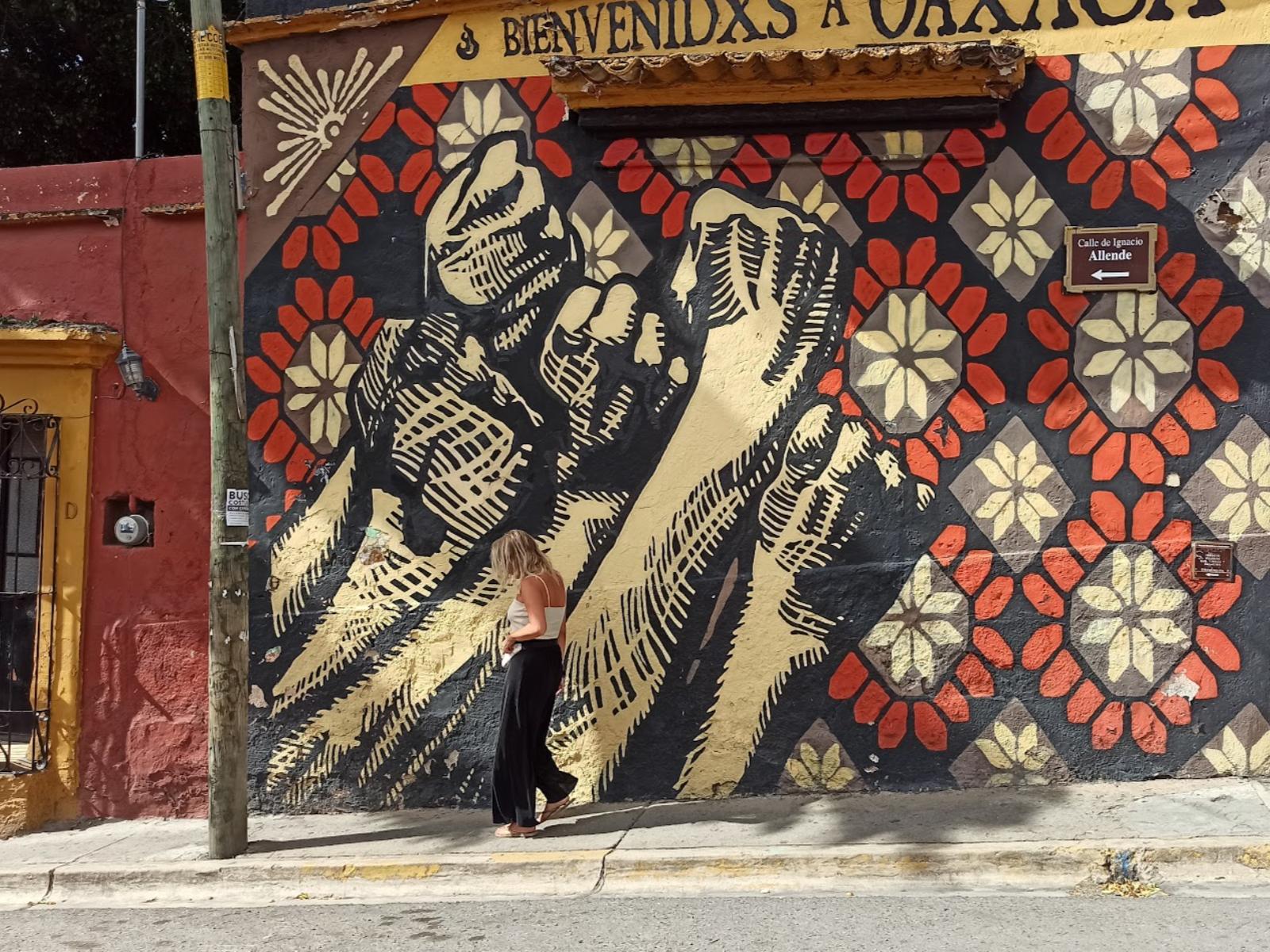 Rondreis Mexico, Oaxaca, streetart