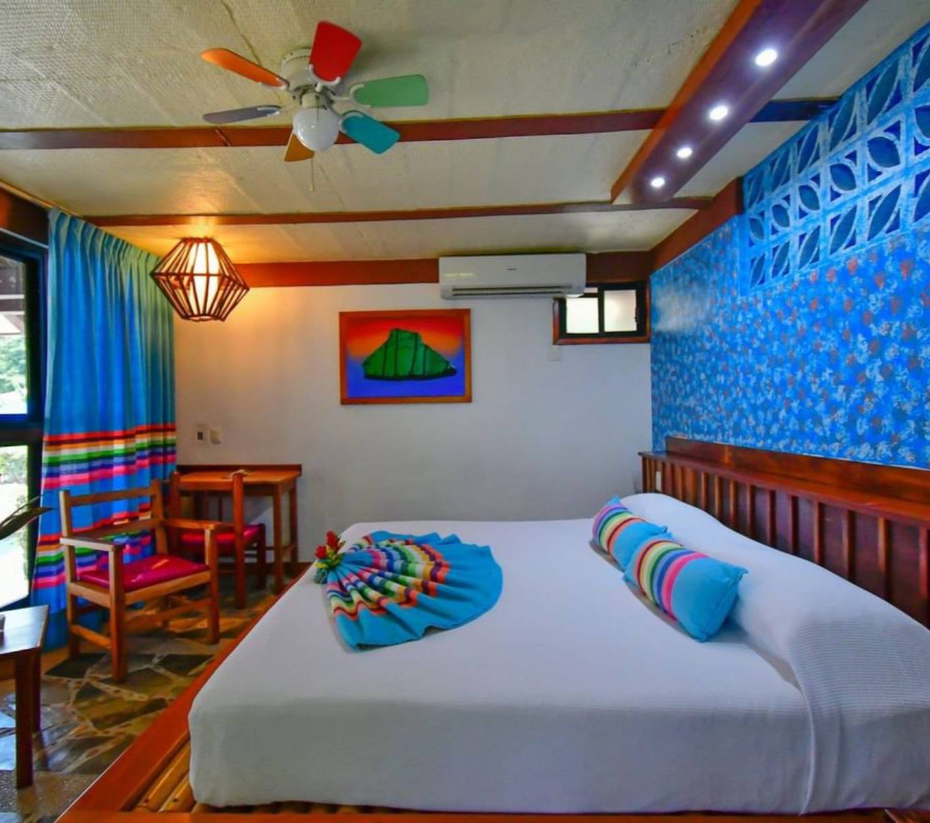 Rondreis Mexico, Palenque, Chan Kah, junior suite bed