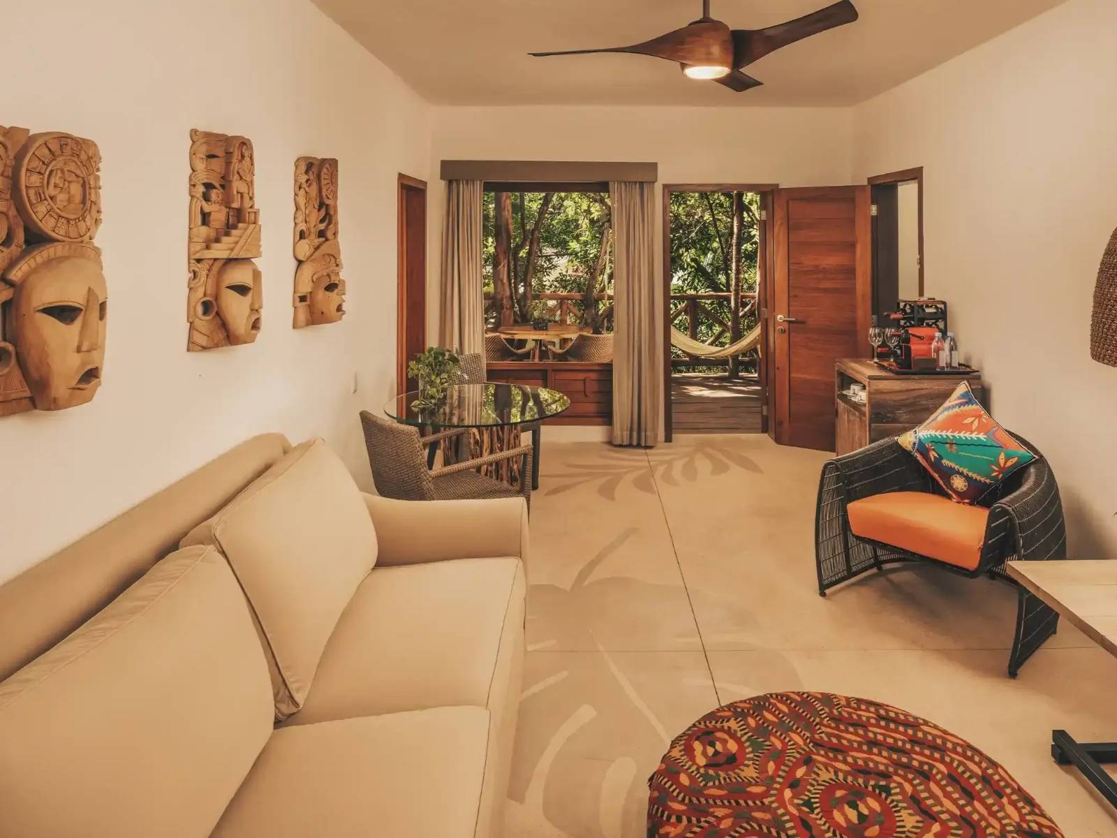 Rondreis Mexico, Playa del Carmen, Mahekal, oasis zithoek