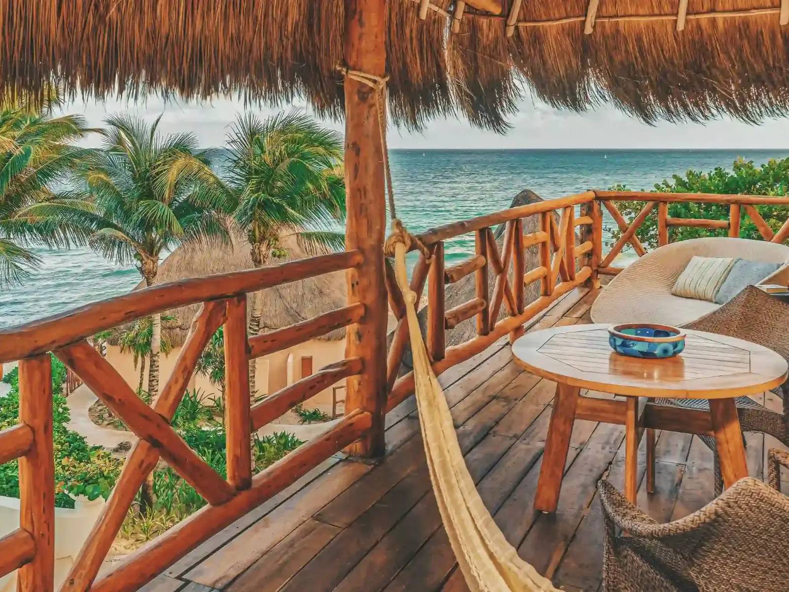 Rondreis Mexico, Playa del Carmen, Mahekal, penthouse terras