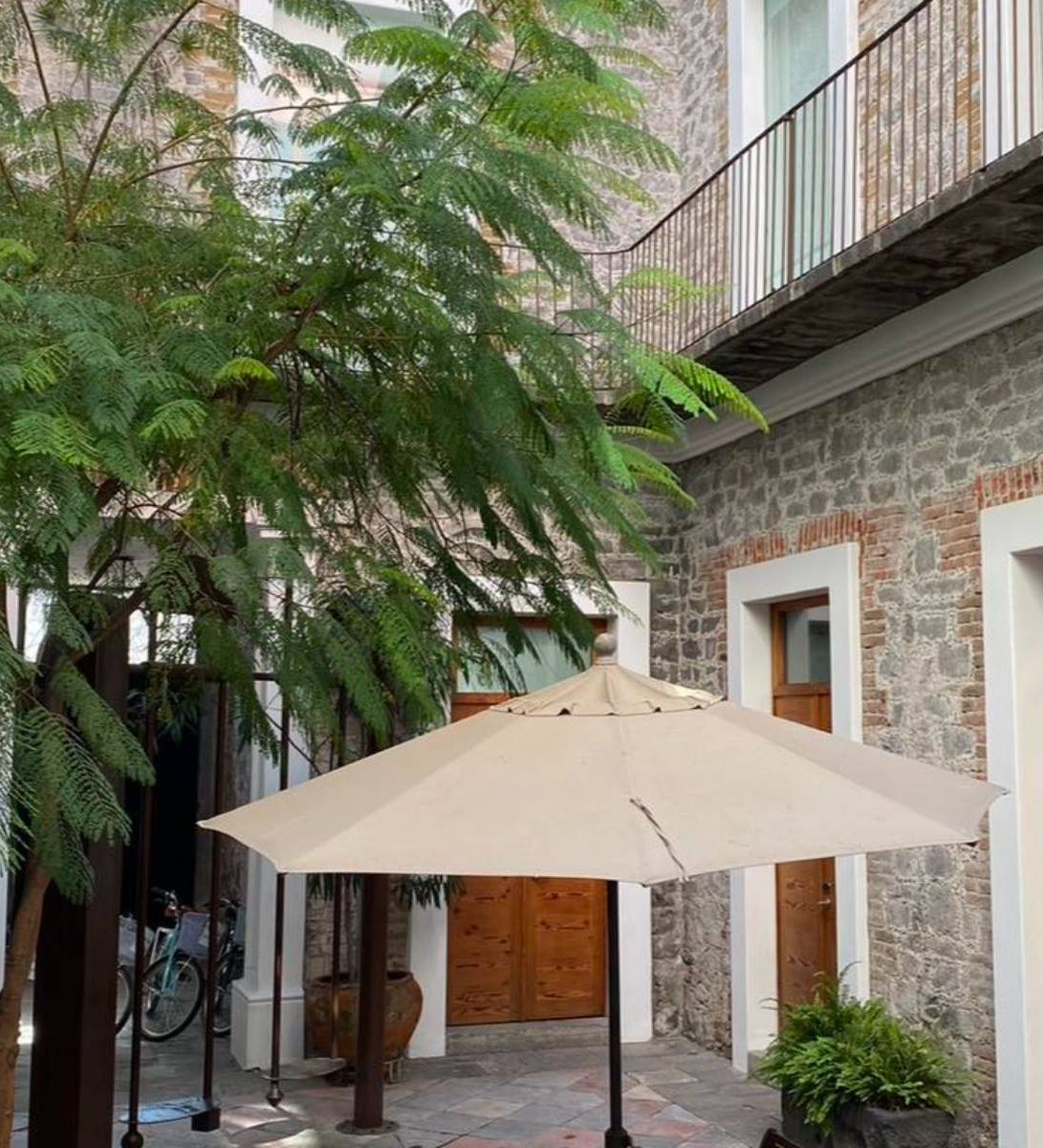 Rondreis Mexico, Puebla, Casareyna, buitenzijde