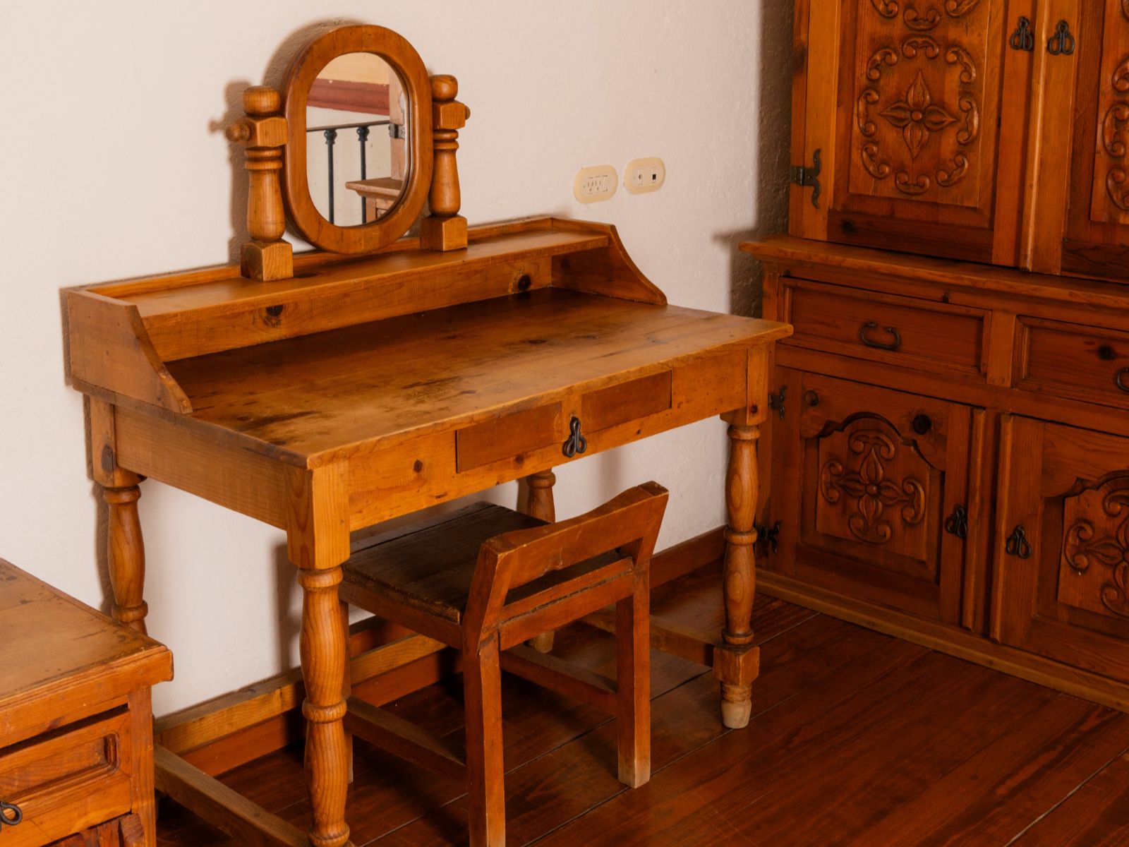 Rondreis Mexico, Puebla, Colonial Puebla, kamer bureau