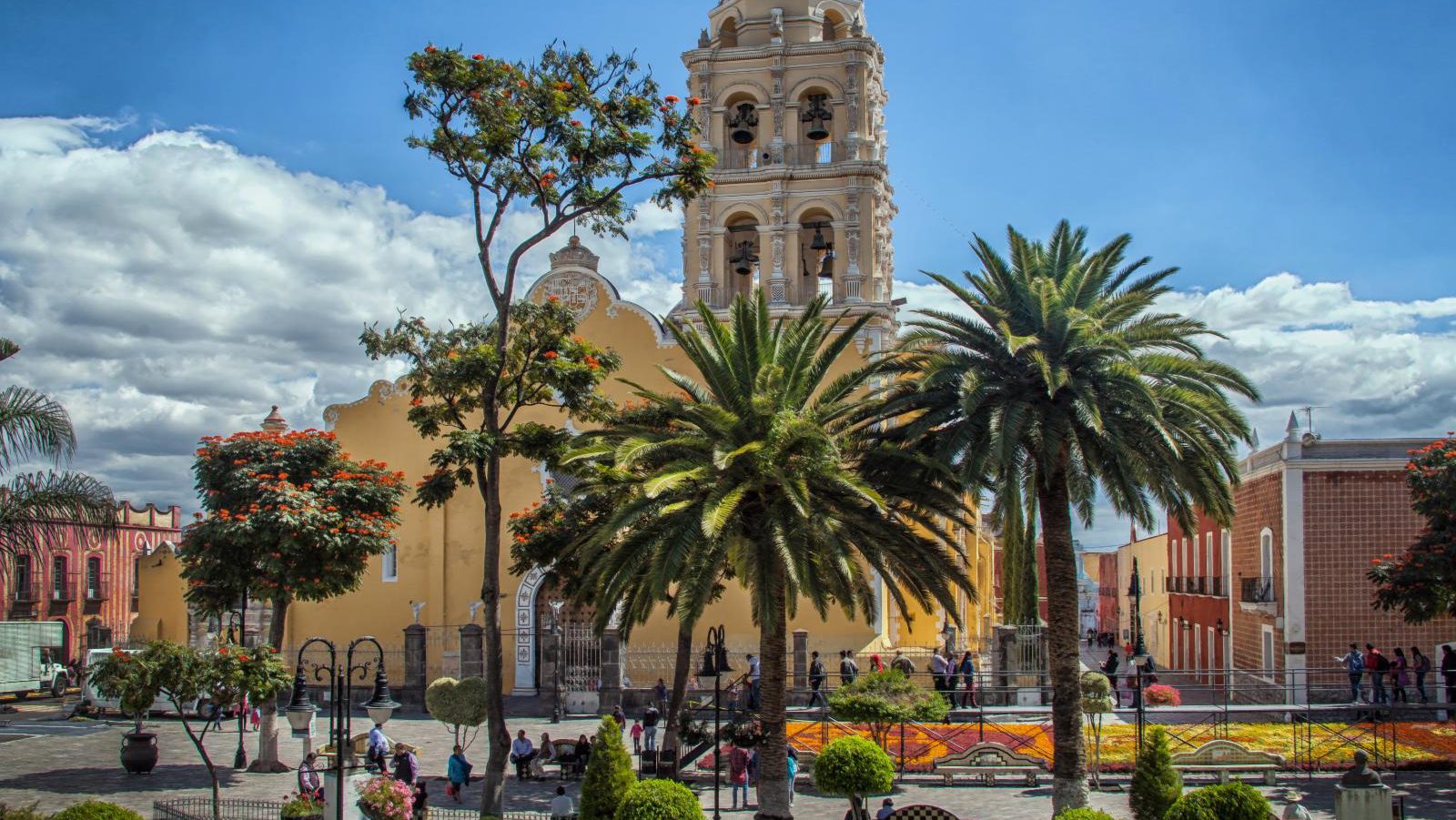 Rondreis Mexico, Puebla, Zócalo de Puabla
