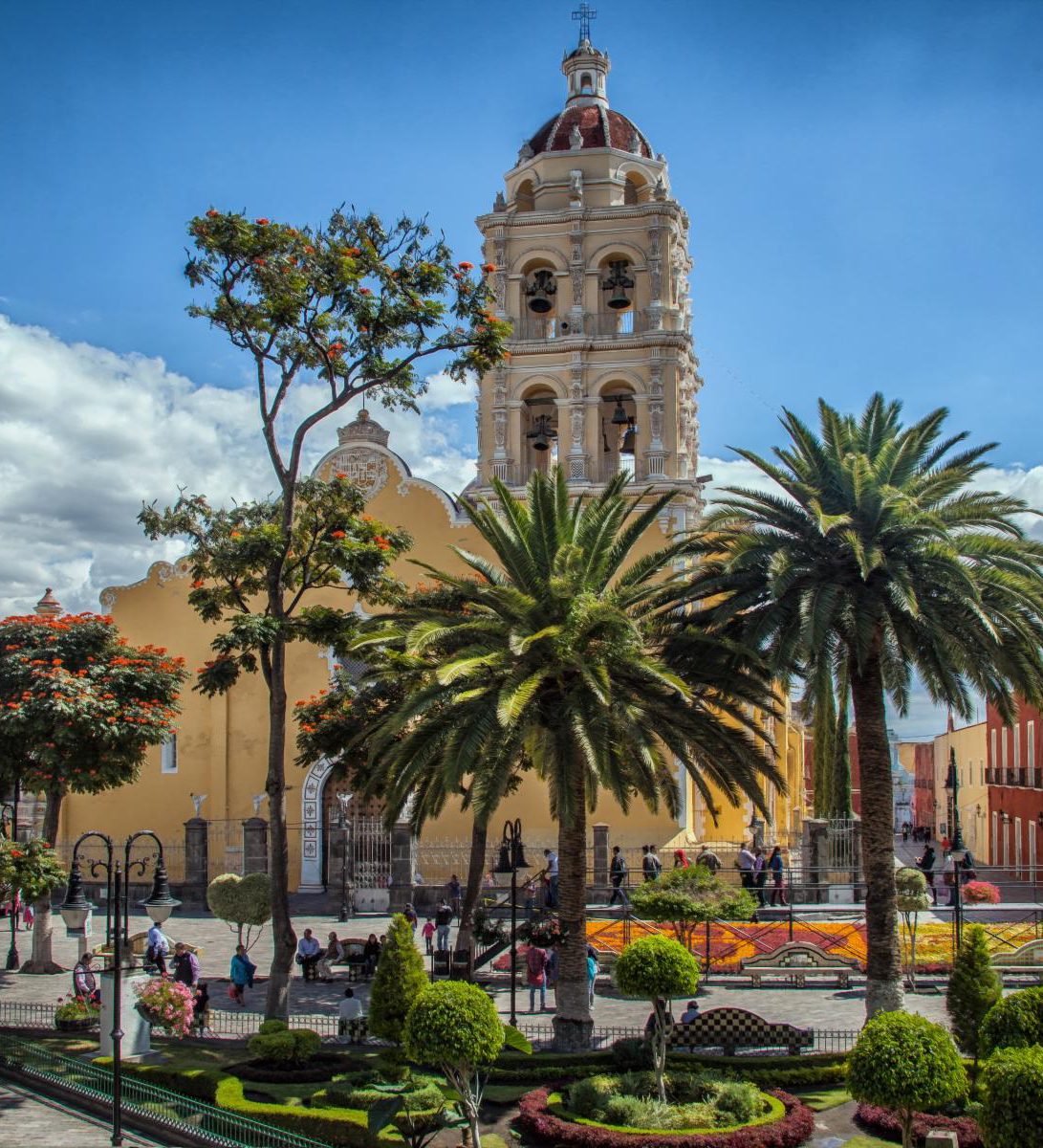 Rondreis Mexico, Puebla, Zócalo de Puabla