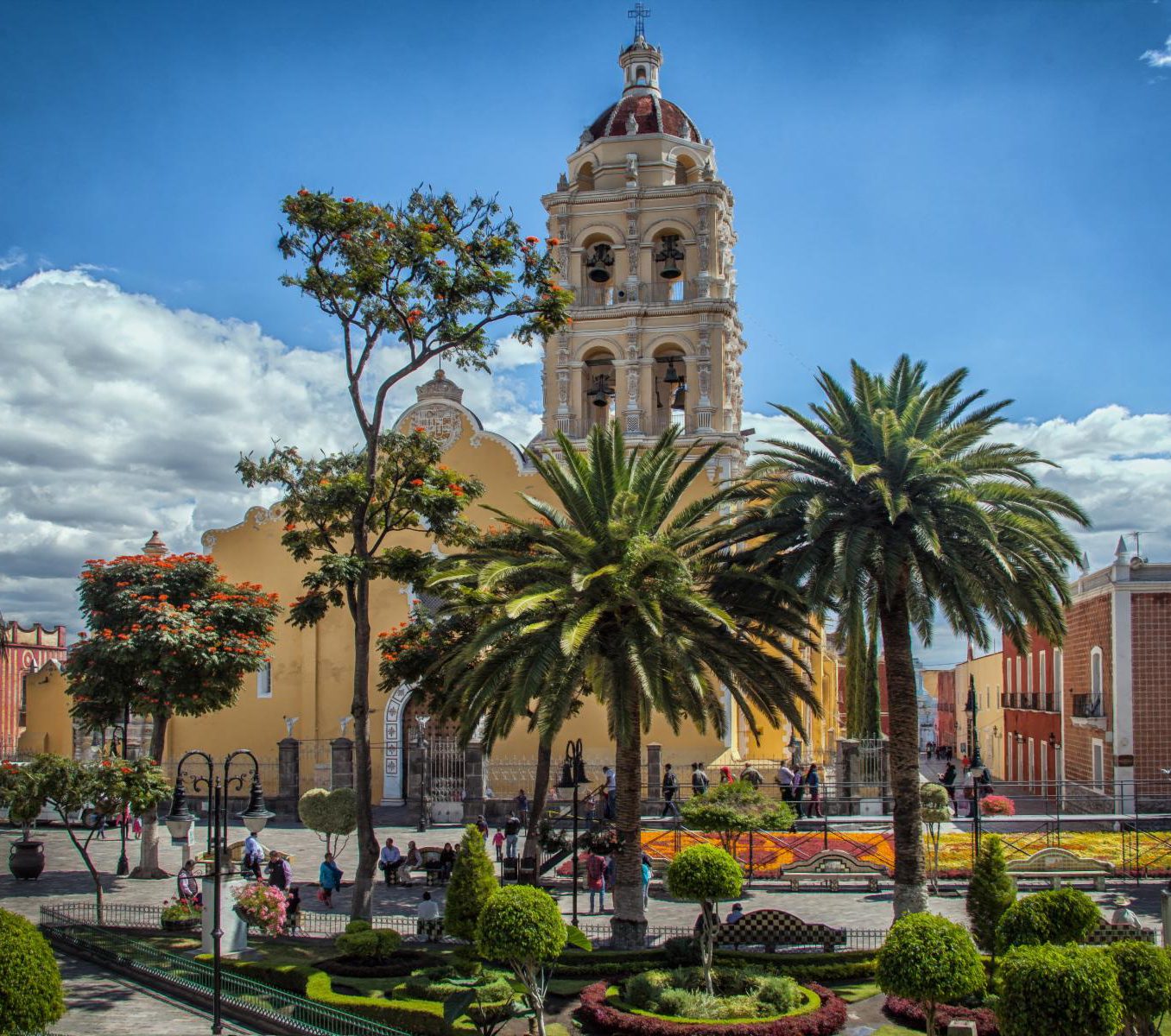 Rondreis Mexico, Puebla, Zócalo de Puabla