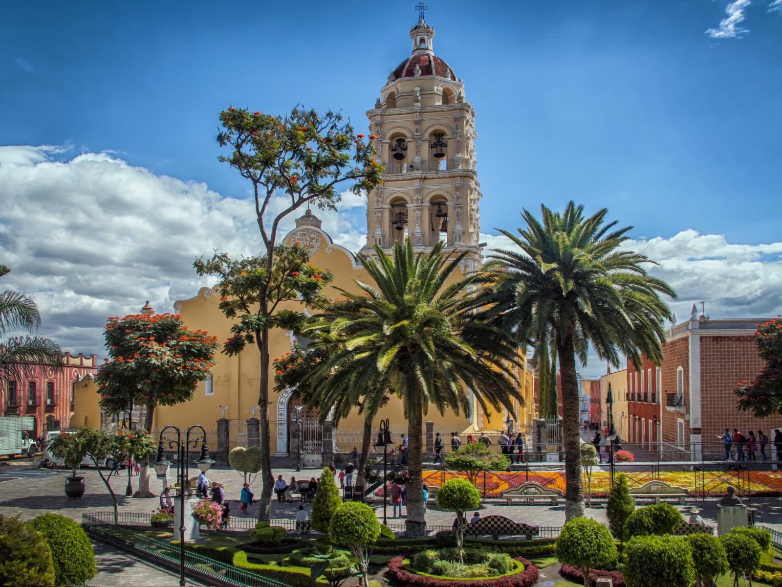 Rondreis Mexico, Puebla, Zócalo de Puabla