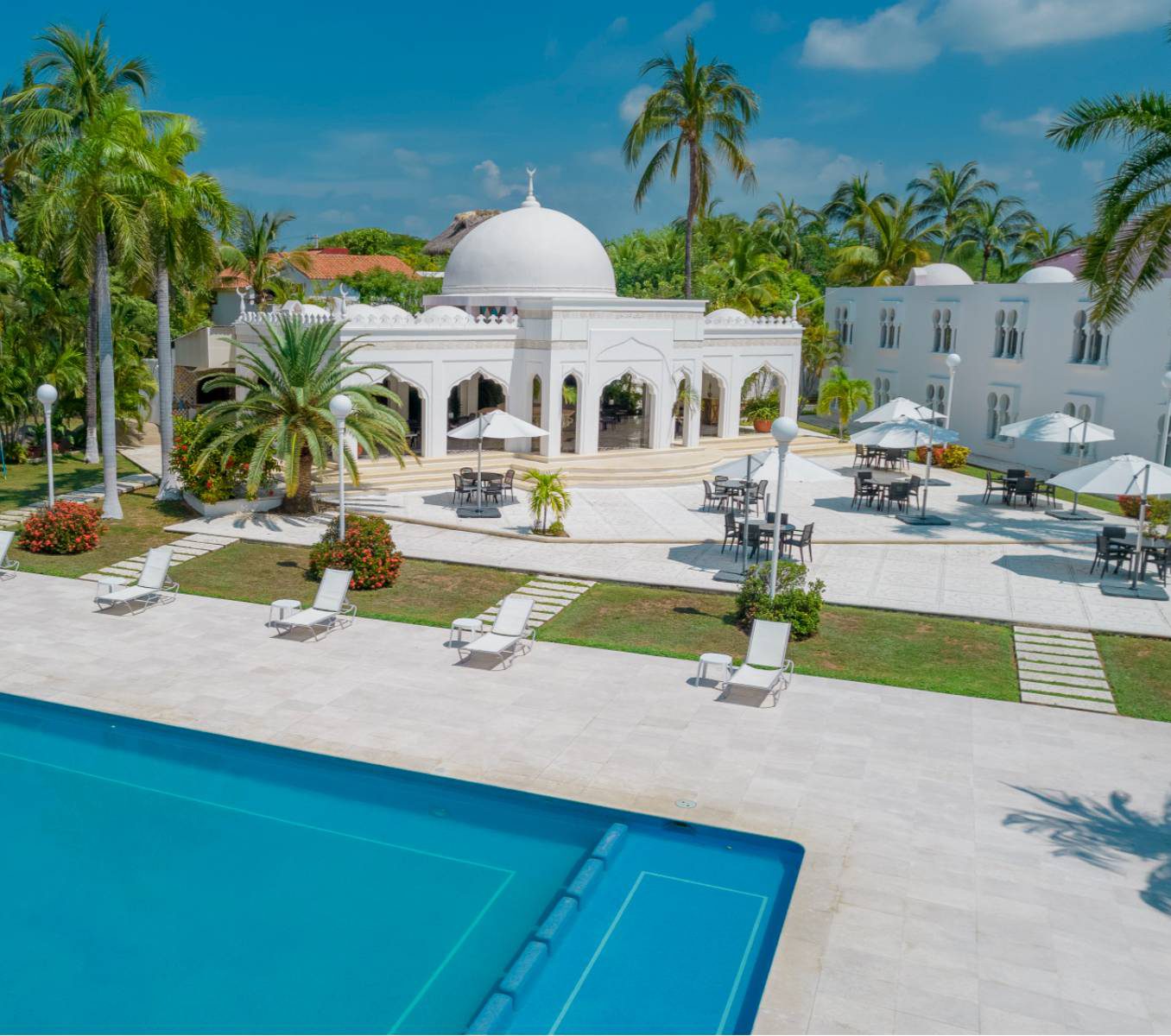Rondreis Mexico, Puero Escondido, Aldea del Bazar, hotel met zwembad