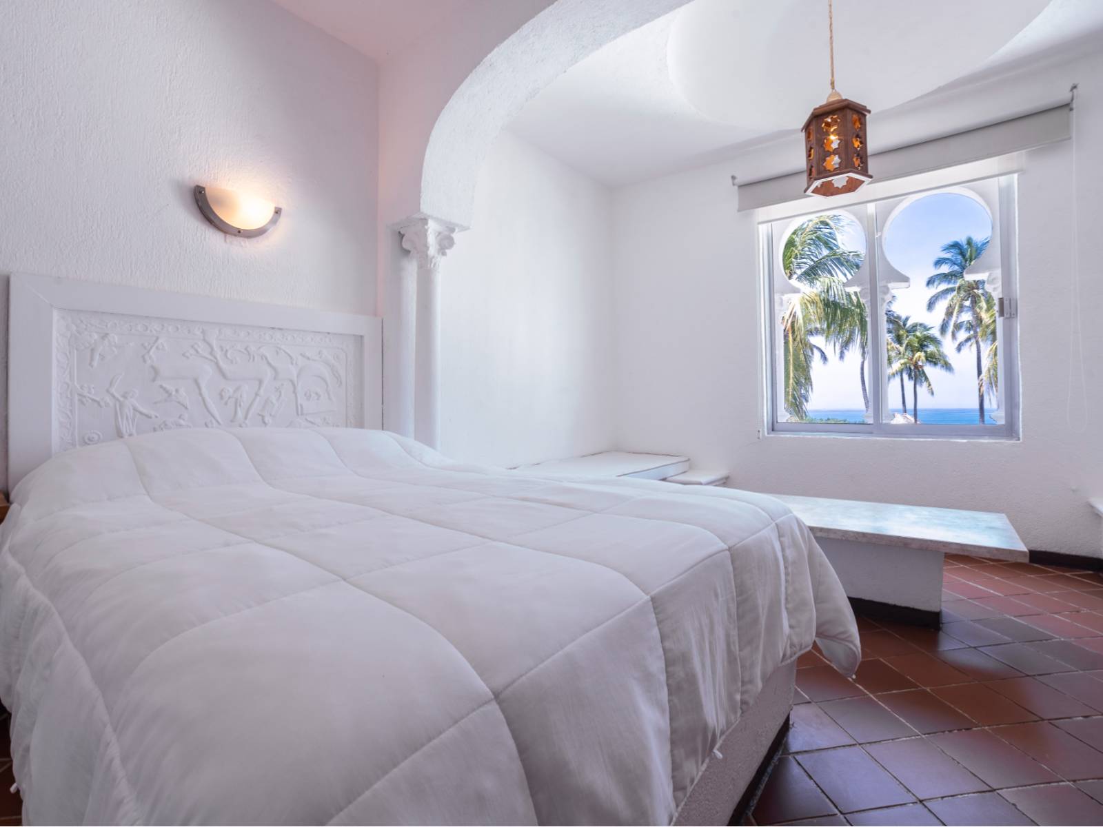 Rondreis Mexico, Puero Escondido, Aldea del Bazar, kamer