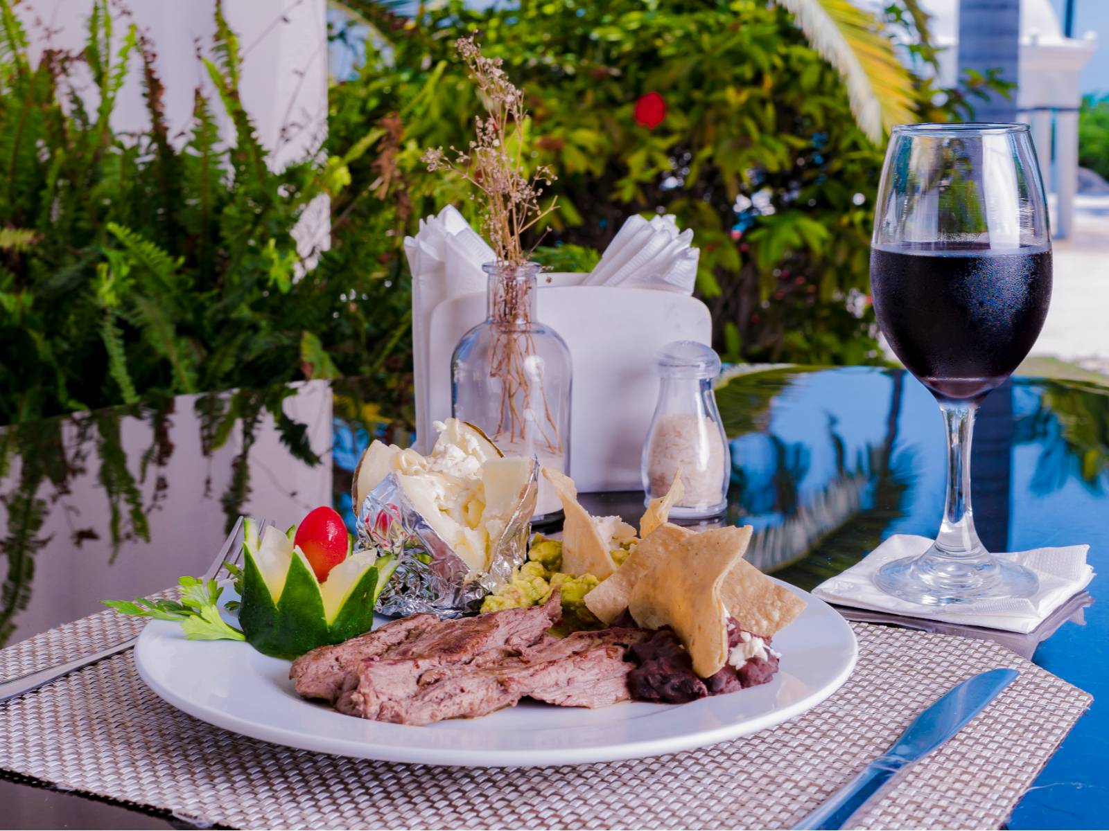 Rondreis Mexico, Puero Escondido, Aldea del Bazar, restaurant diner