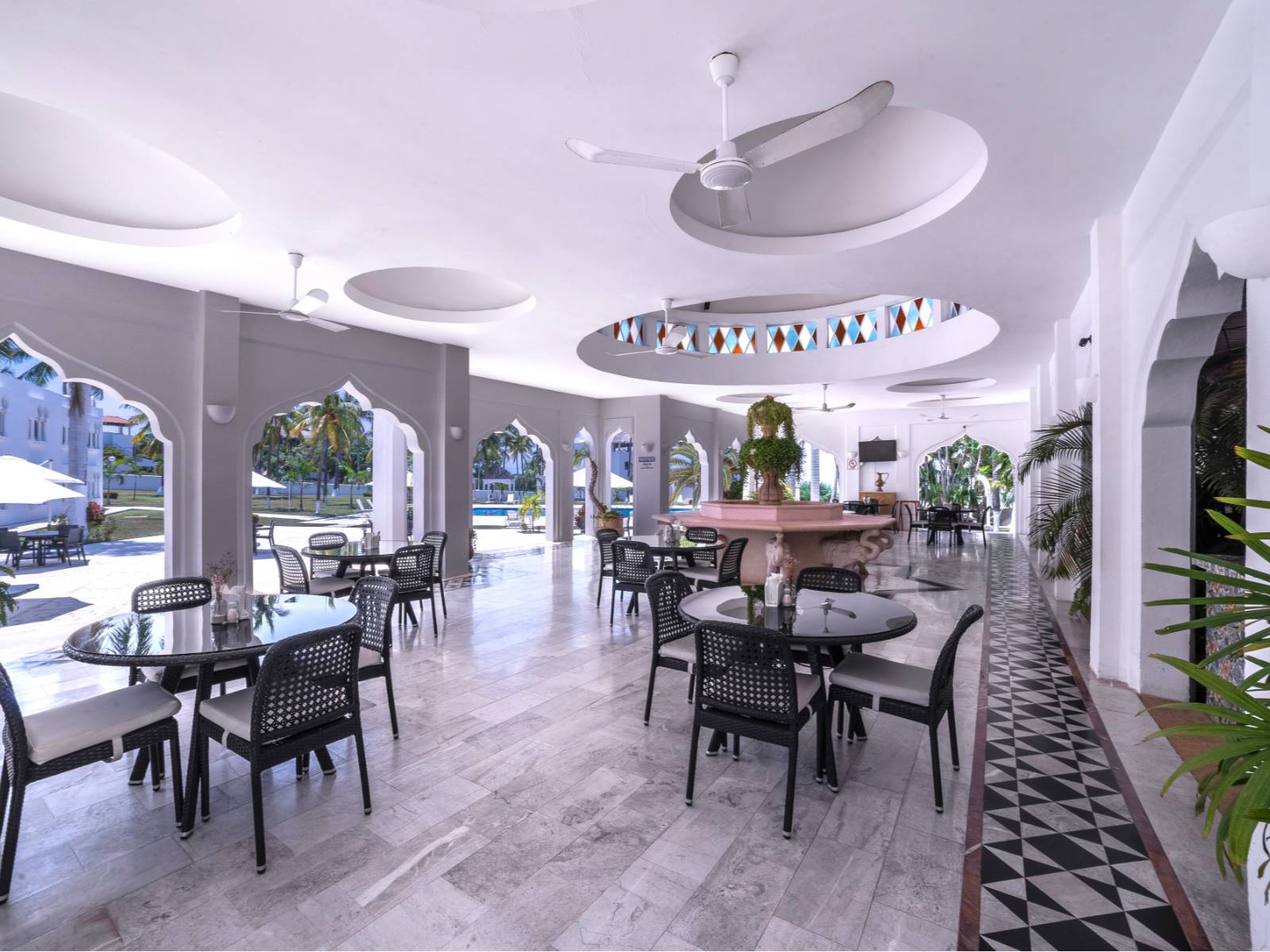 Rondreis Mexico, Puero Escondido, Aldea del Bazar, restaurant