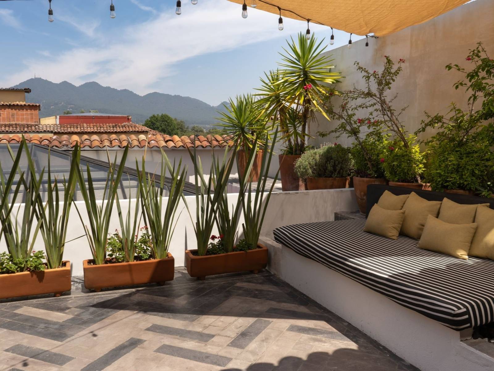 Rondreis Mexico, San Cristobal, Sombra del Agua, loungeplek