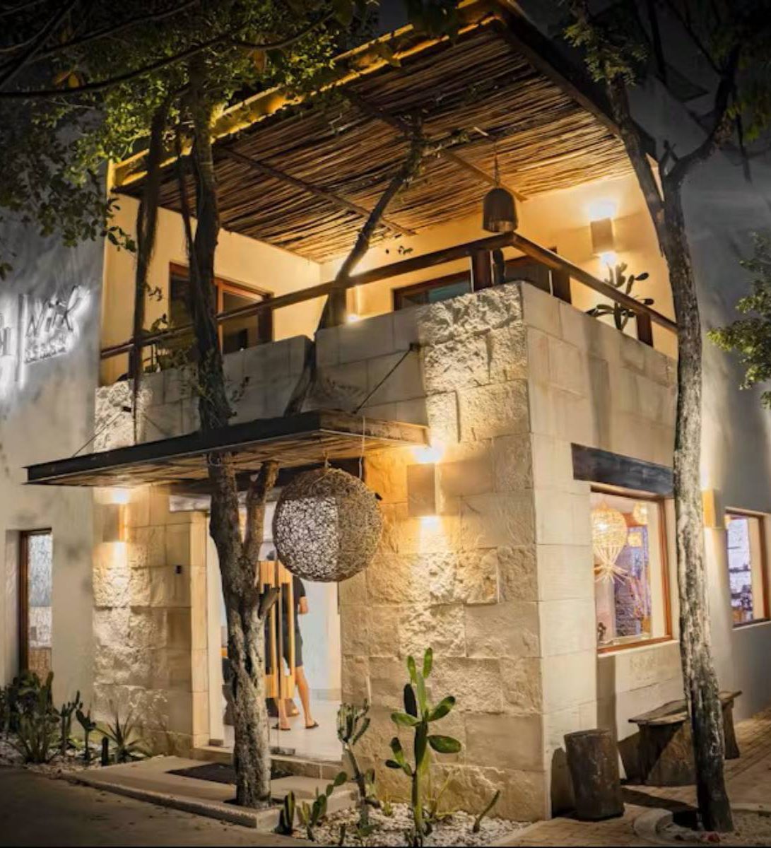 Rondreis Mexico, Tulum, Niik Tulum, buitenaanzicht