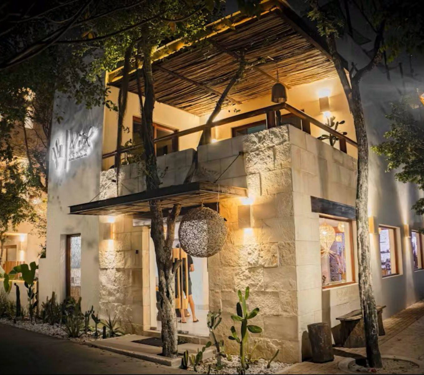 Rondreis Mexico, Tulum, Niik Tulum, buitenaanzicht