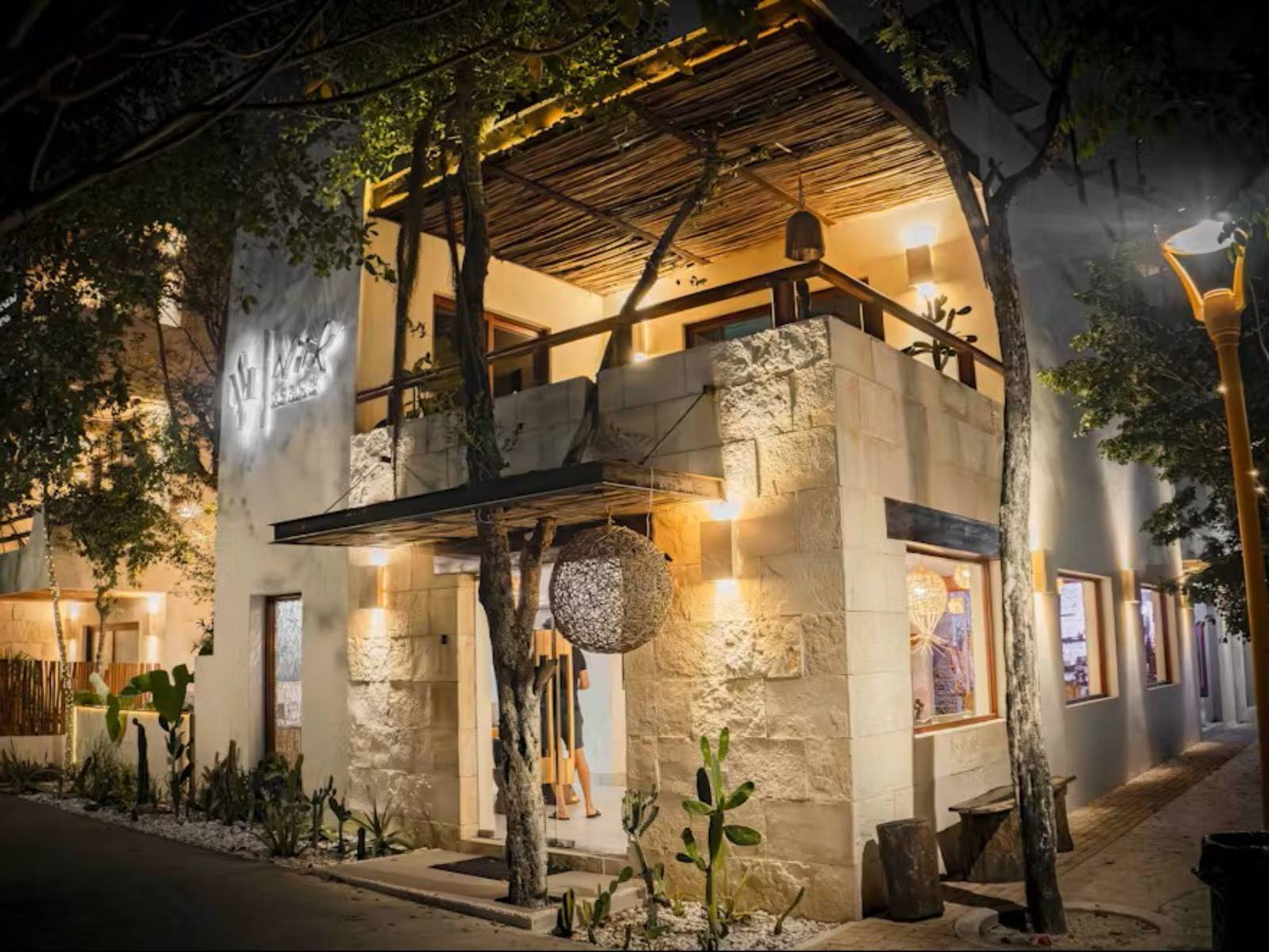 Rondreis Mexico, Tulum, Niik Tulum, buitenaanzicht