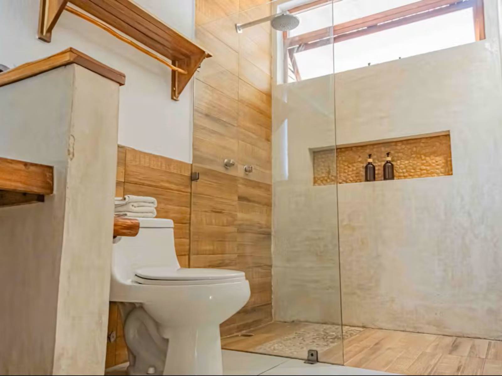 Rondreis Mexico, Tulum, Niik Tulum, kamer badkamer
