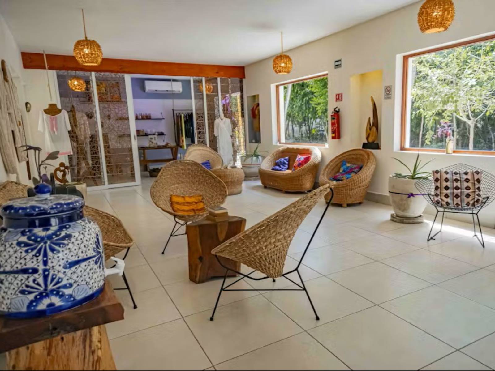 Rondreis Mexico, Tulum, Niik Tulum, lobby