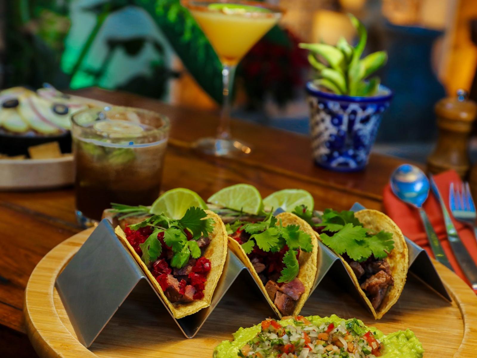 Rondreis Mexico, Valladolid, Le Muuch, restaurant taco's