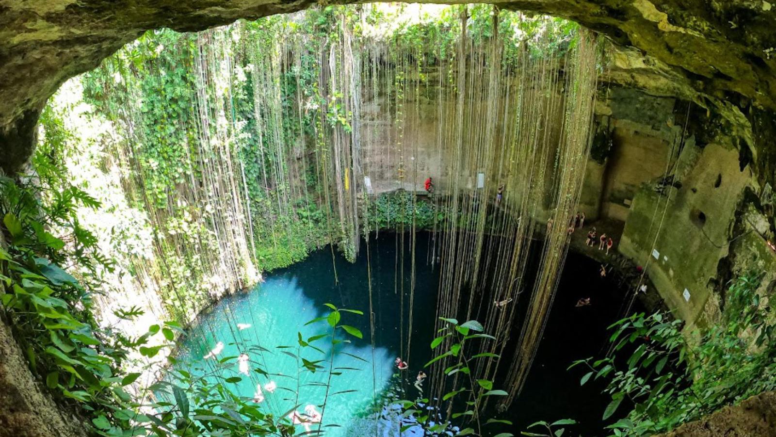 Rondreis Mexico, Valladolid, cenote