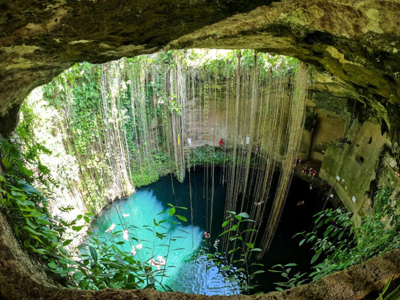Rondreis Mexico, Valladolid, cenote