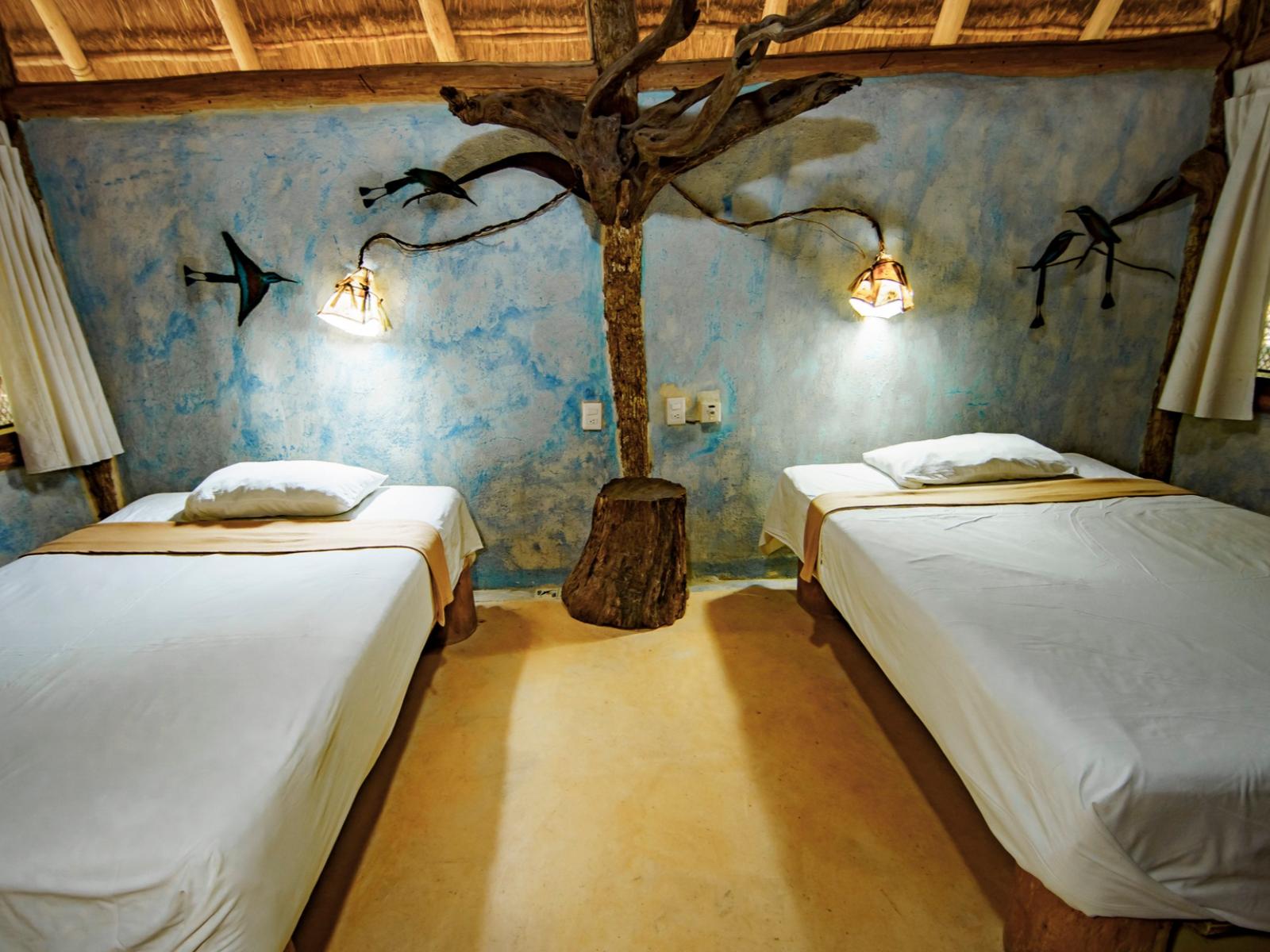 Rondreis Mexico, Xpujil, Puerto Calakmul, kamer