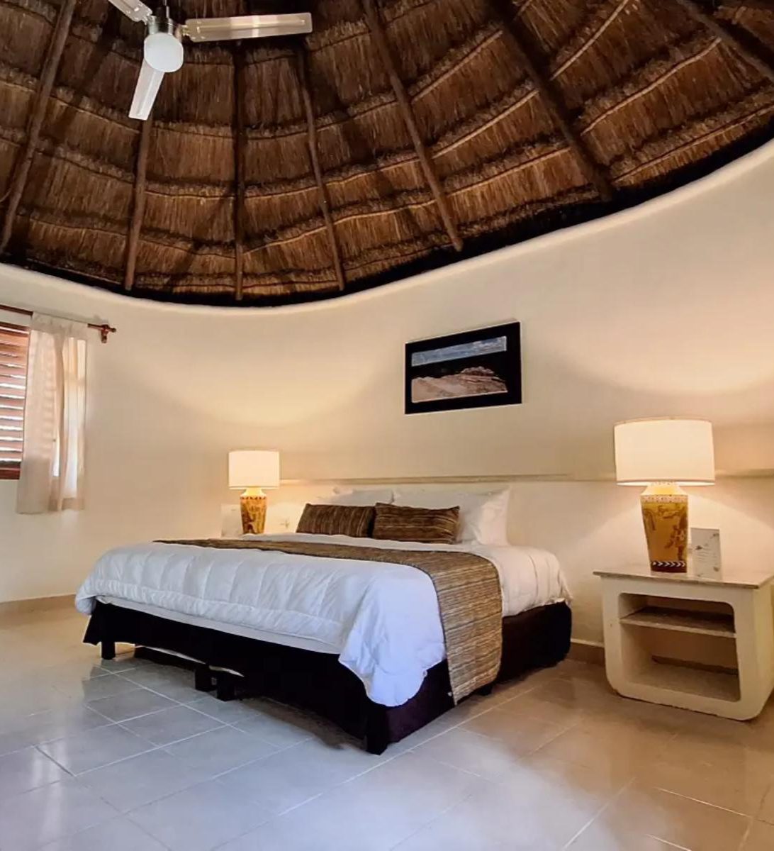 Rondreis-Mexico-Xpujil-Villas-Chicanna-kamer