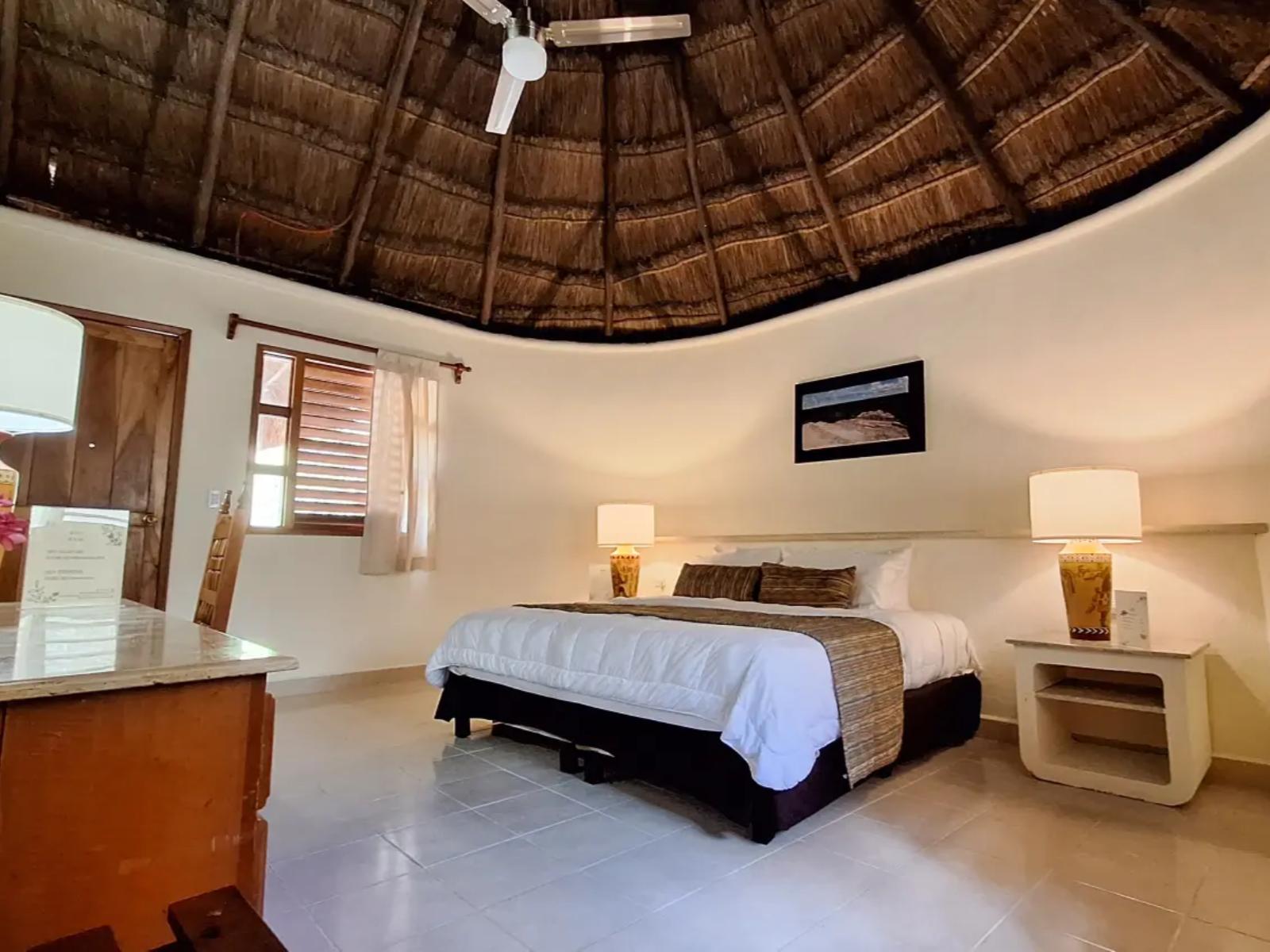 Rondreis Mexico, Xpujil, Villas Chicanna, kamer
