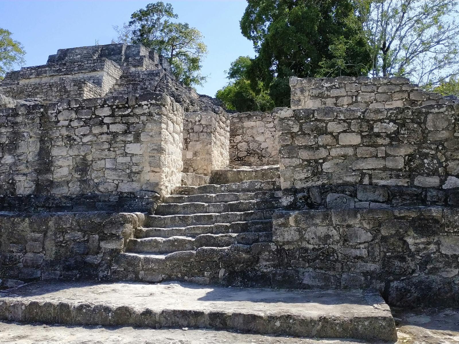 Rondreis Mexico, Xpujil, tempel Calakmul