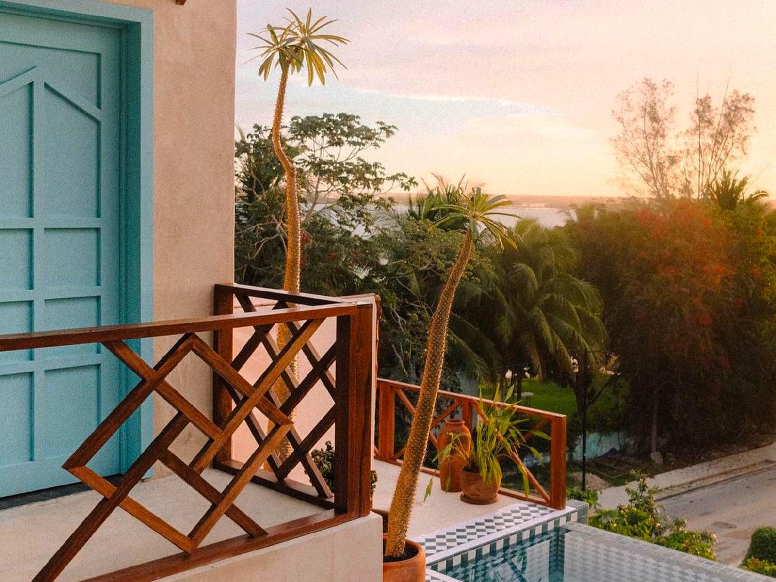 rondreis mexico - bacalar - bacalari hotel - balkon