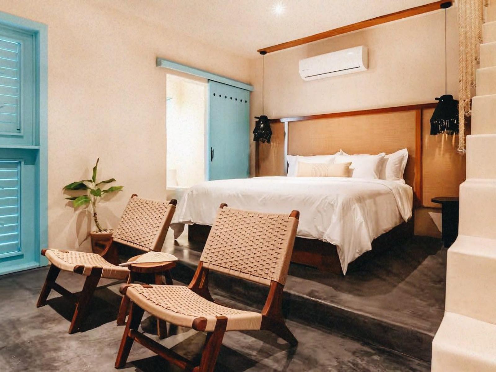 rondreis mexico - bacalar - bacalari hotel - slaapkamer
