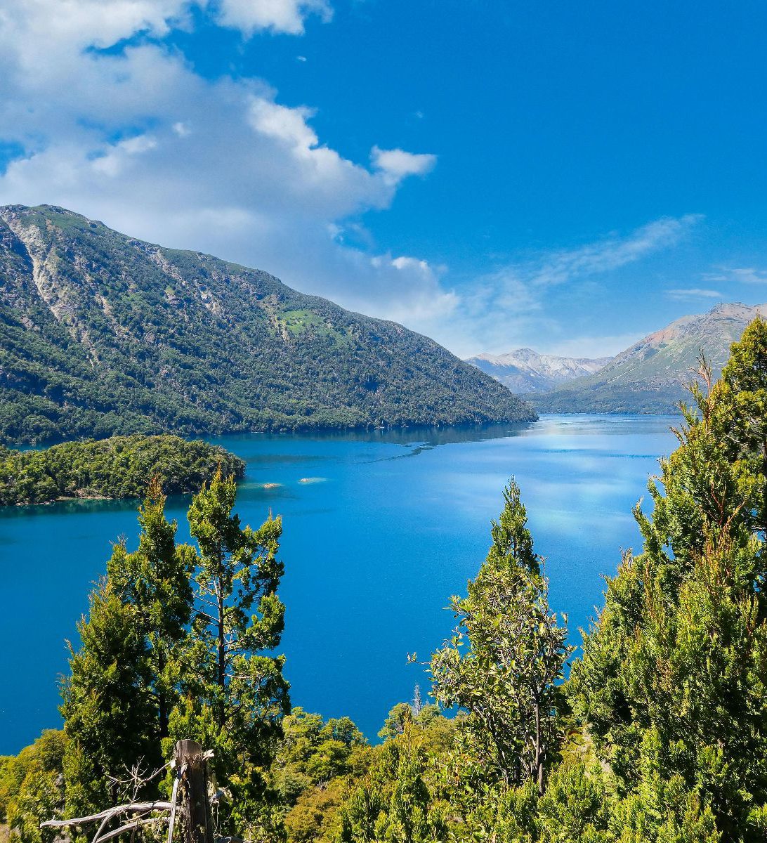 Rondreis Argentinië, Bariloche, excursie e-bike omgeving, uitzicht meer