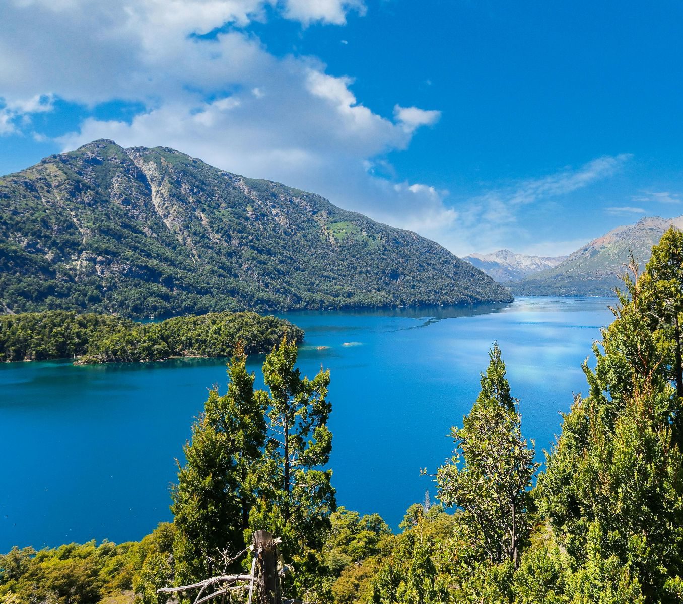 Rondreis Argentinië, Bariloche, excursie e-bike omgeving, uitzicht meer