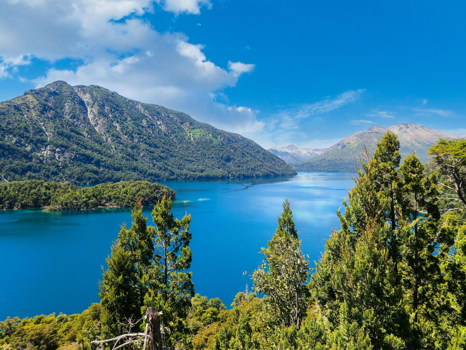 Rondreis Argentinië, Bariloche, excursie e-bike omgeving, uitzicht meer