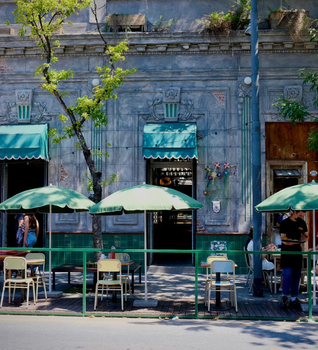 Rondreis Argentinië, Buenos Aires, excursie foodie tour, buitenterras