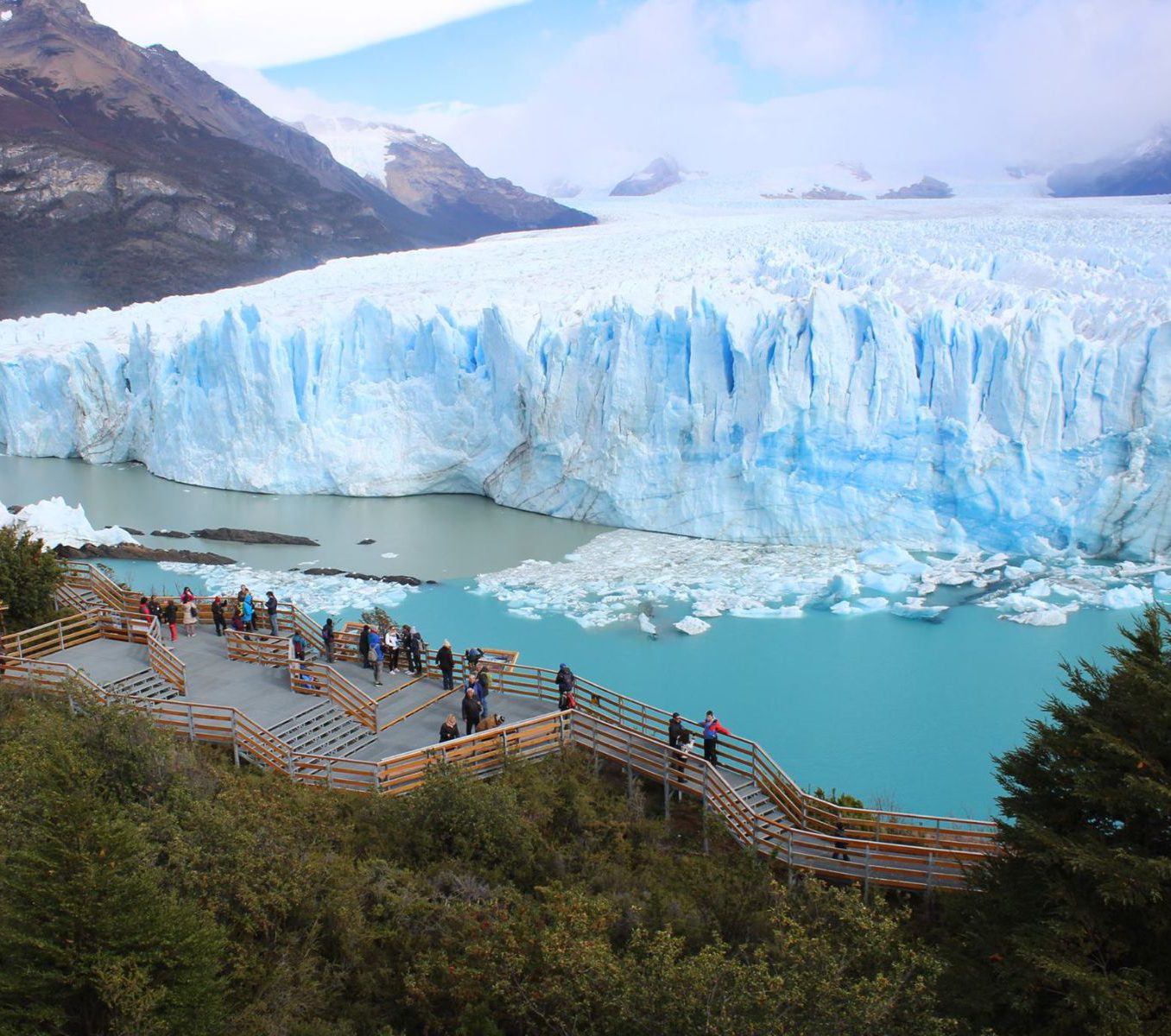 Rondreis Argentinië, El Calafate, excursie kajakken langs Perito Moreno gletsjer, gletsjer