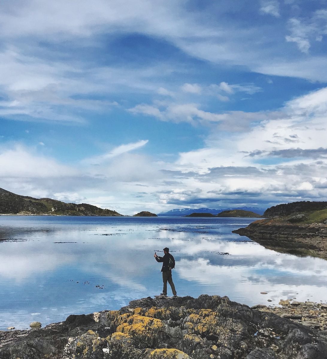 Rondreis Argentinië, Ushuai, excursie trekking en kanotocht in Tierra del Fiego, uitkijkpunt