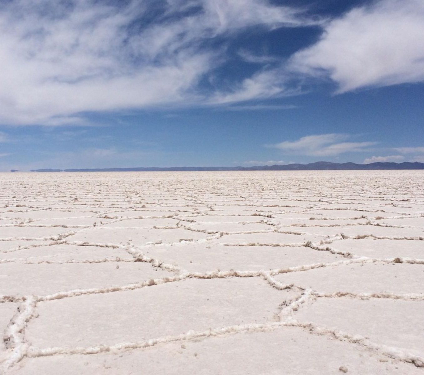 Rondreis Bolivia, Uyuni, excursie bliksembezoek aan de zoutvlaktes, zoutvlakte