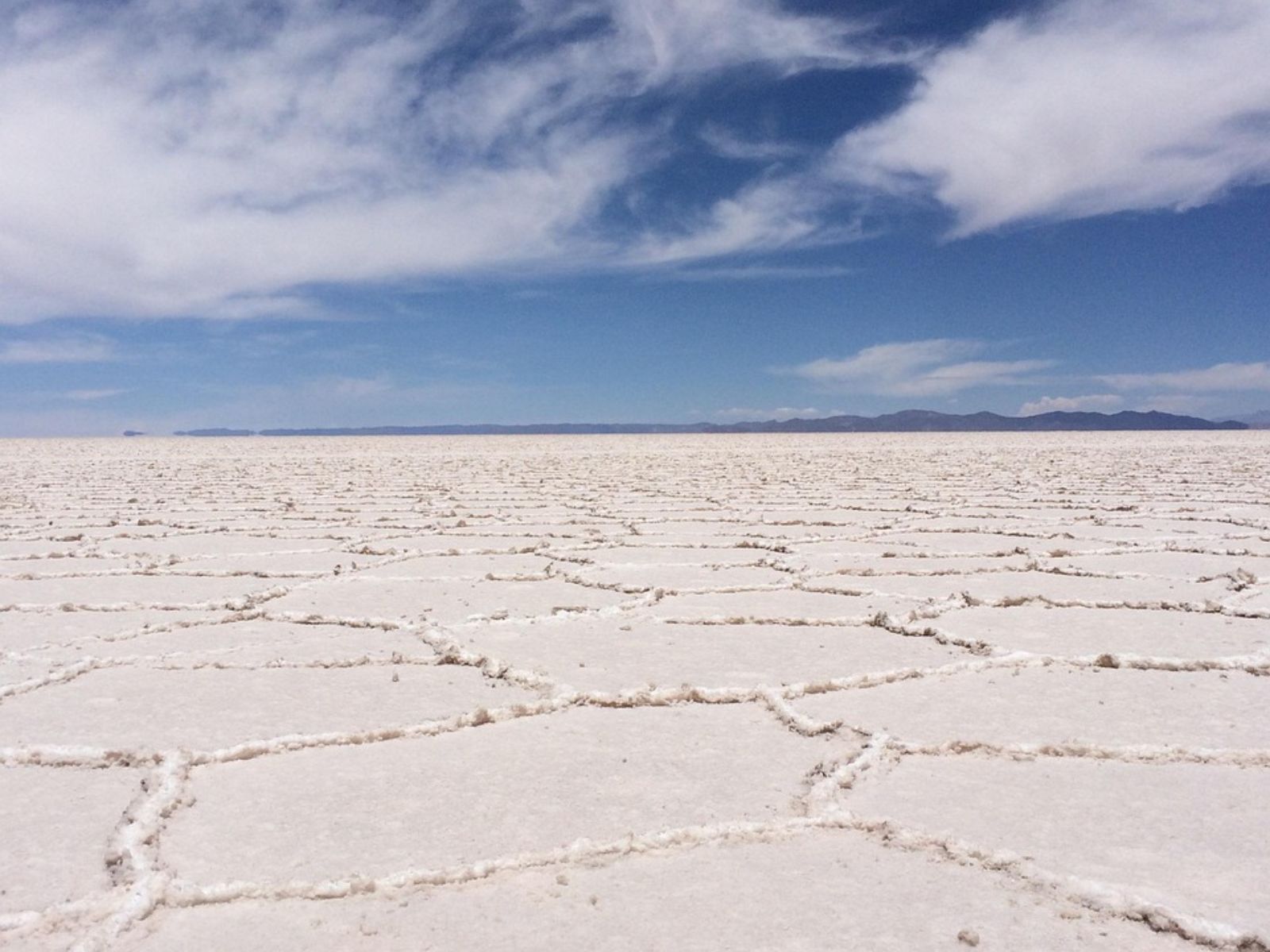 Rondreis Bolivia, Uyuni, excursie bliksembezoek aan de zoutvlaktes, zoutvlakte
