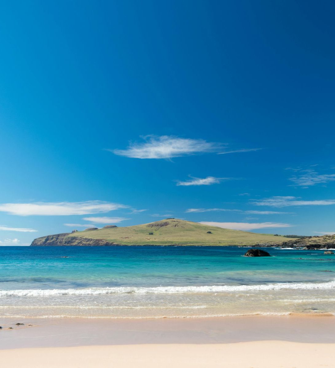 Rondreis Chili, Paaseiland, excursie van Rano Raraku tot Anakena Beach, strand