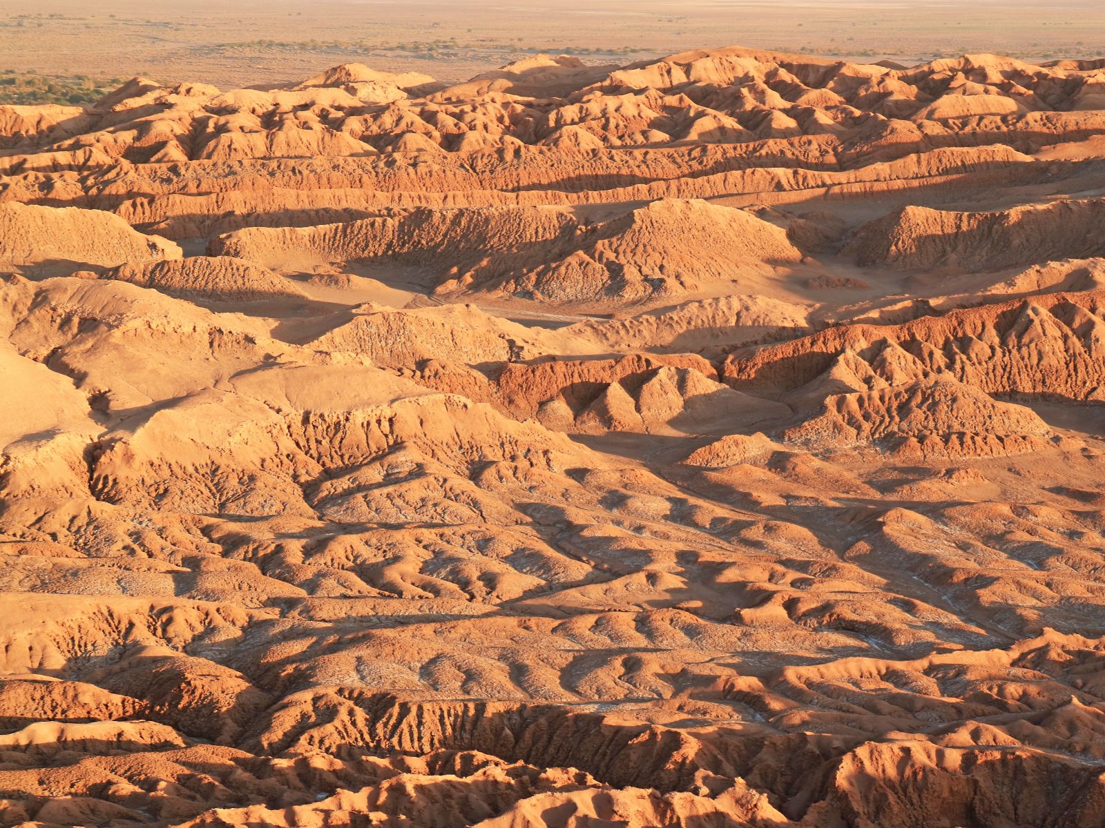 Rondreis Chili, San Pedro de Atacama, excursie buitenaardse landschappen in de Vallei van de Maan, bovenaanzicht maanvallei