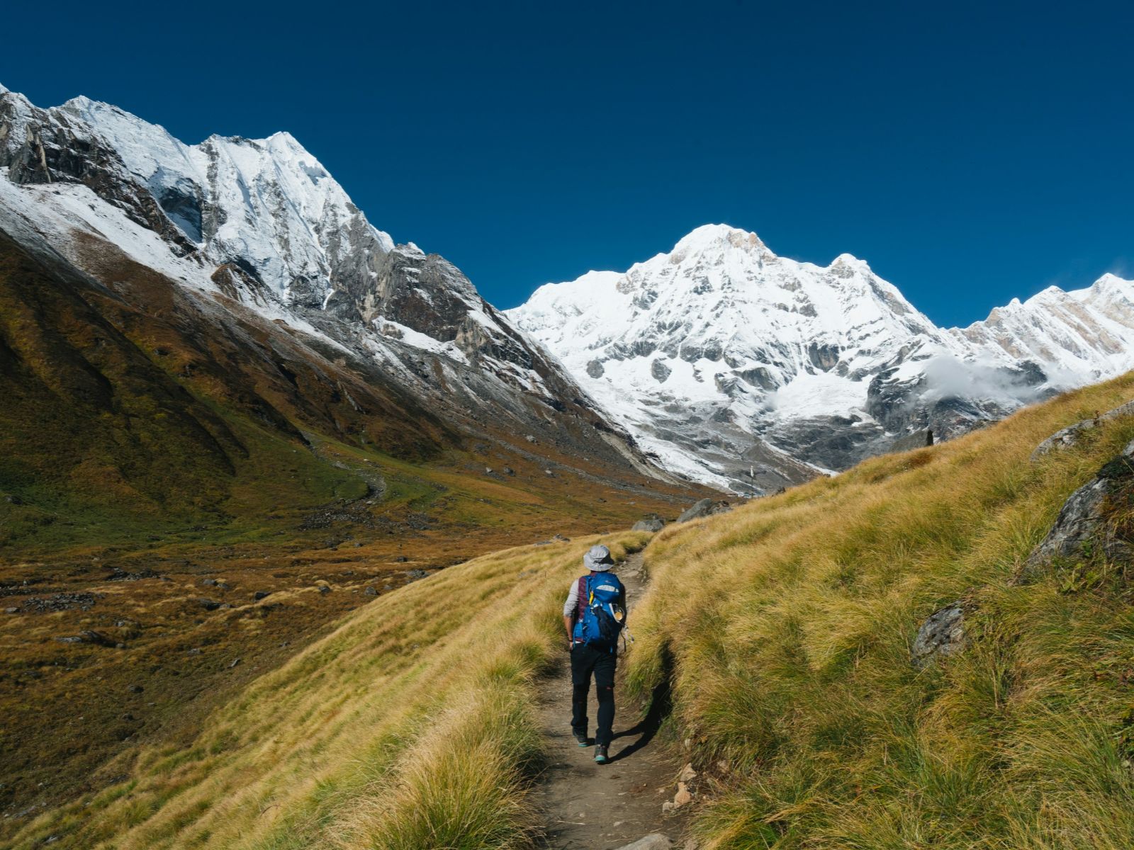 Rondreis Nepal, Annapurna Regio, Gebergte Backpacker