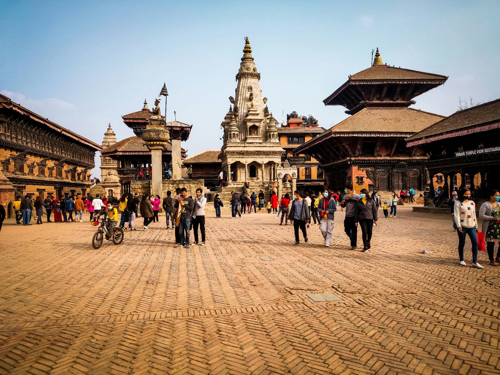 Rondreis Nepal, Bhaktapur, Plein van Bhaktapur